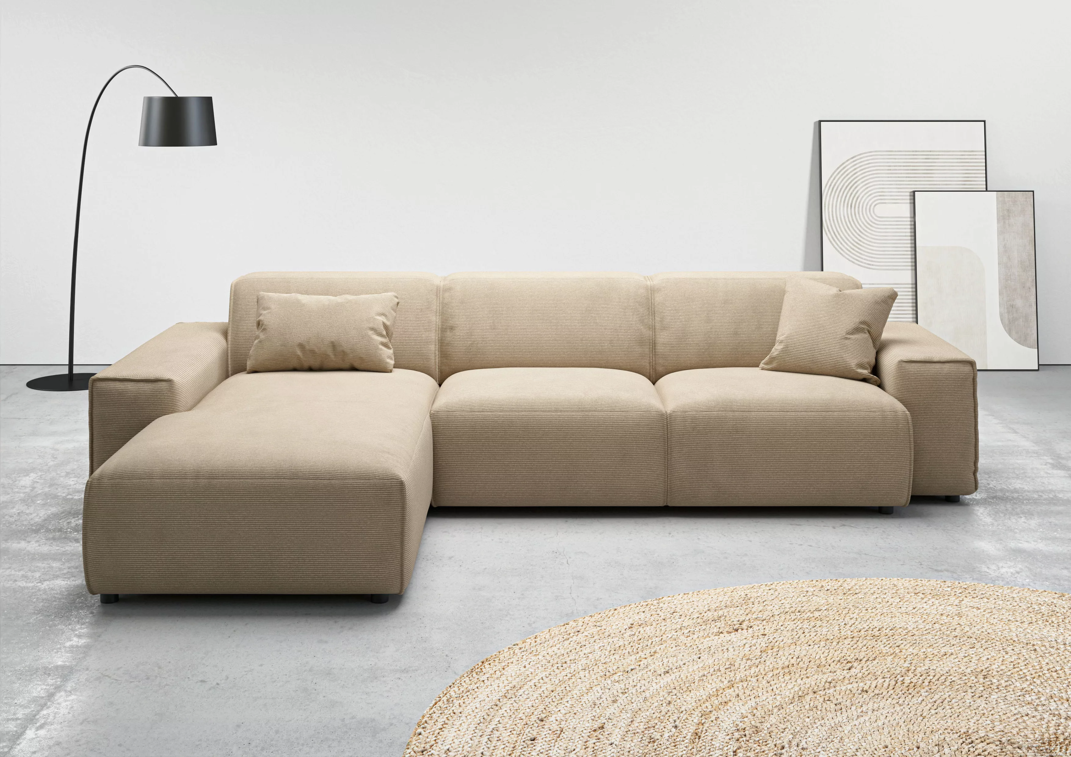 andas Ecksofa Glimminge auch in Breitcord, Feincord, Bouclé + Easy care-Bez günstig online kaufen