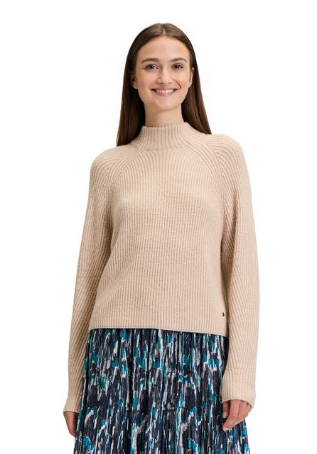 Betty&Co Strickpullover Betty & Co Grobstrick-Pullover mit hohem Kragen (1- günstig online kaufen