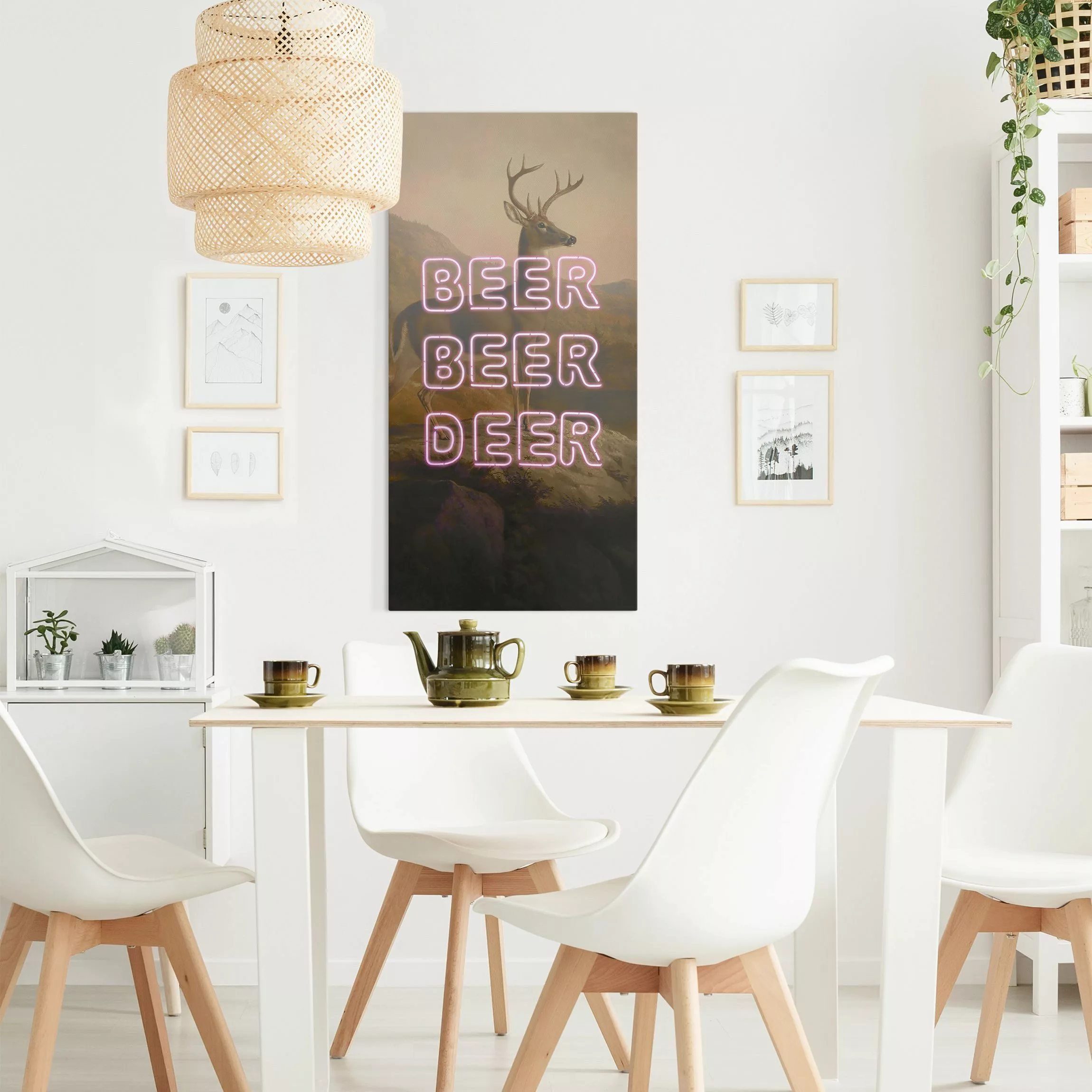 Leinwandbild Beer Beer Deer günstig online kaufen