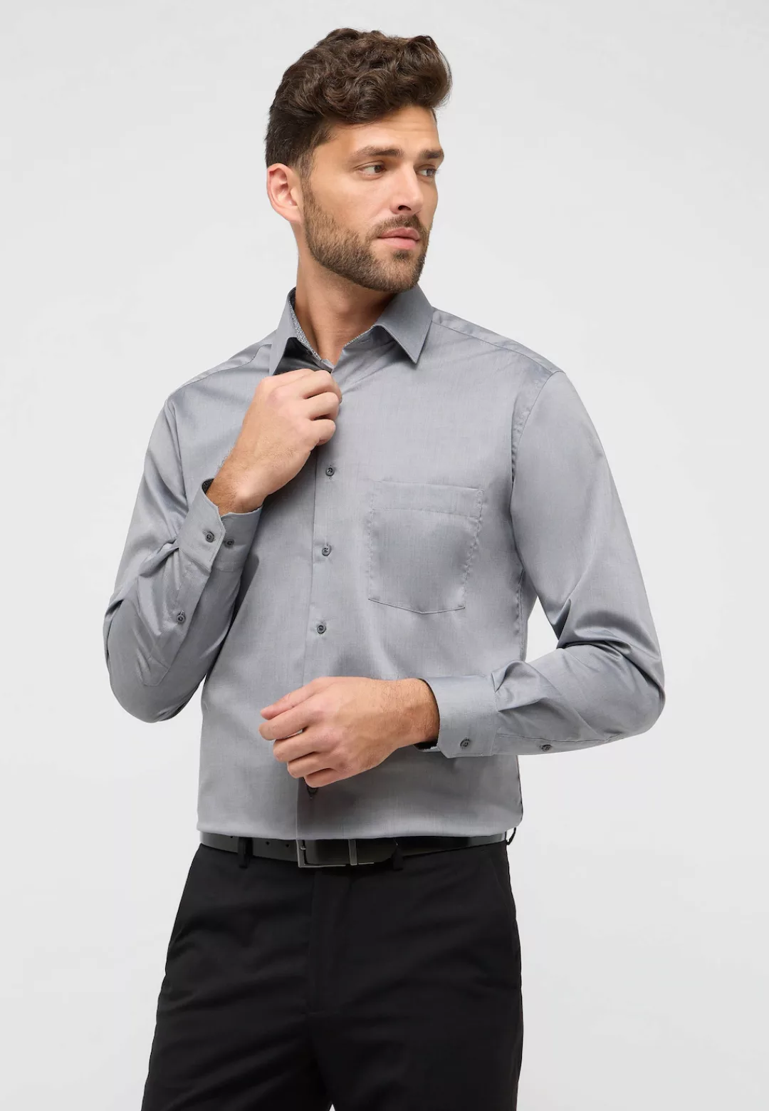 Eterna Langarmhemd "MODERN FIT", NON IRON (bügelfrei) günstig online kaufen