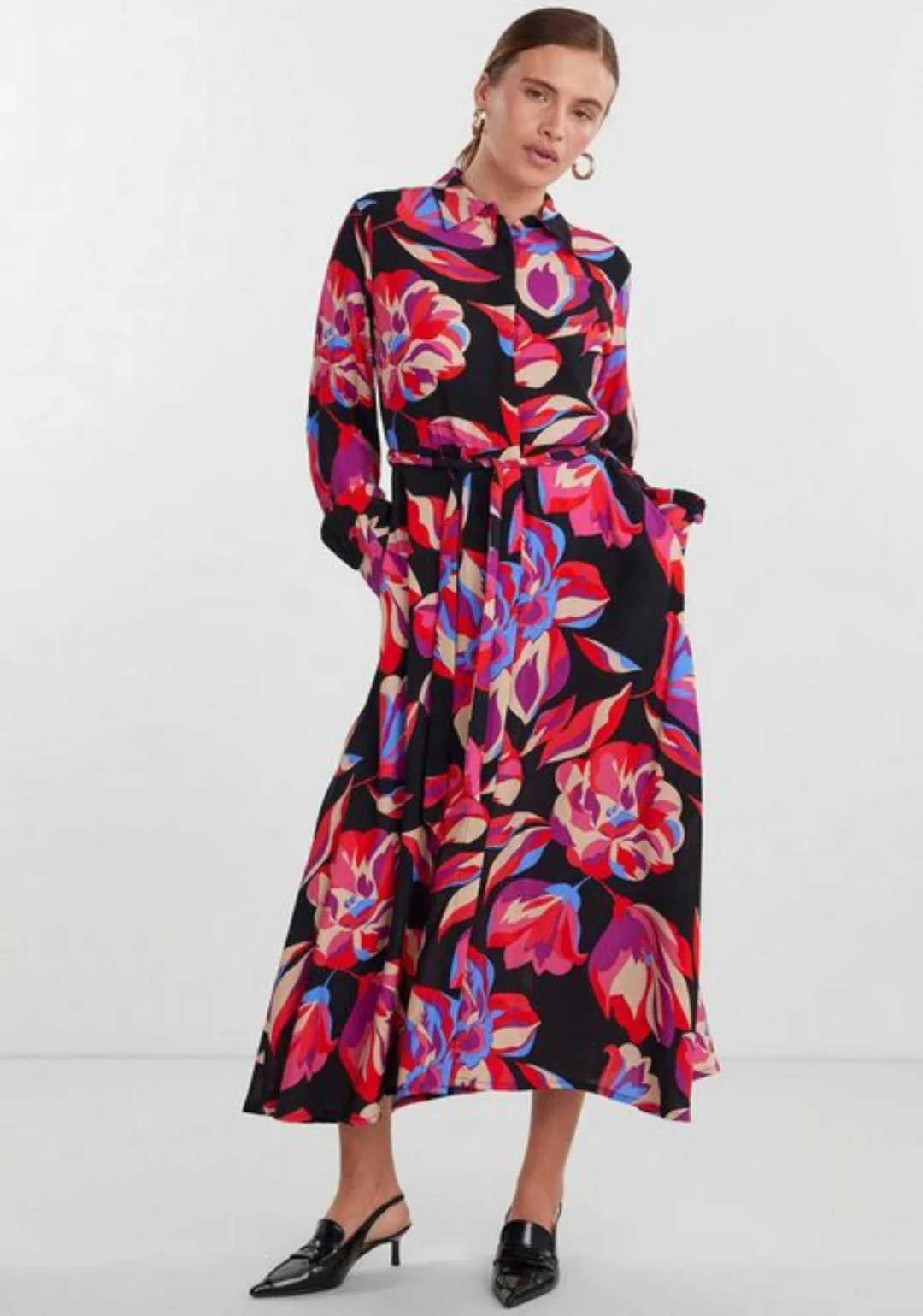 Y.A.S Hemdblusenkleid YASFIMA LS LONG SHIRT DRESS S. NOOS günstig online kaufen