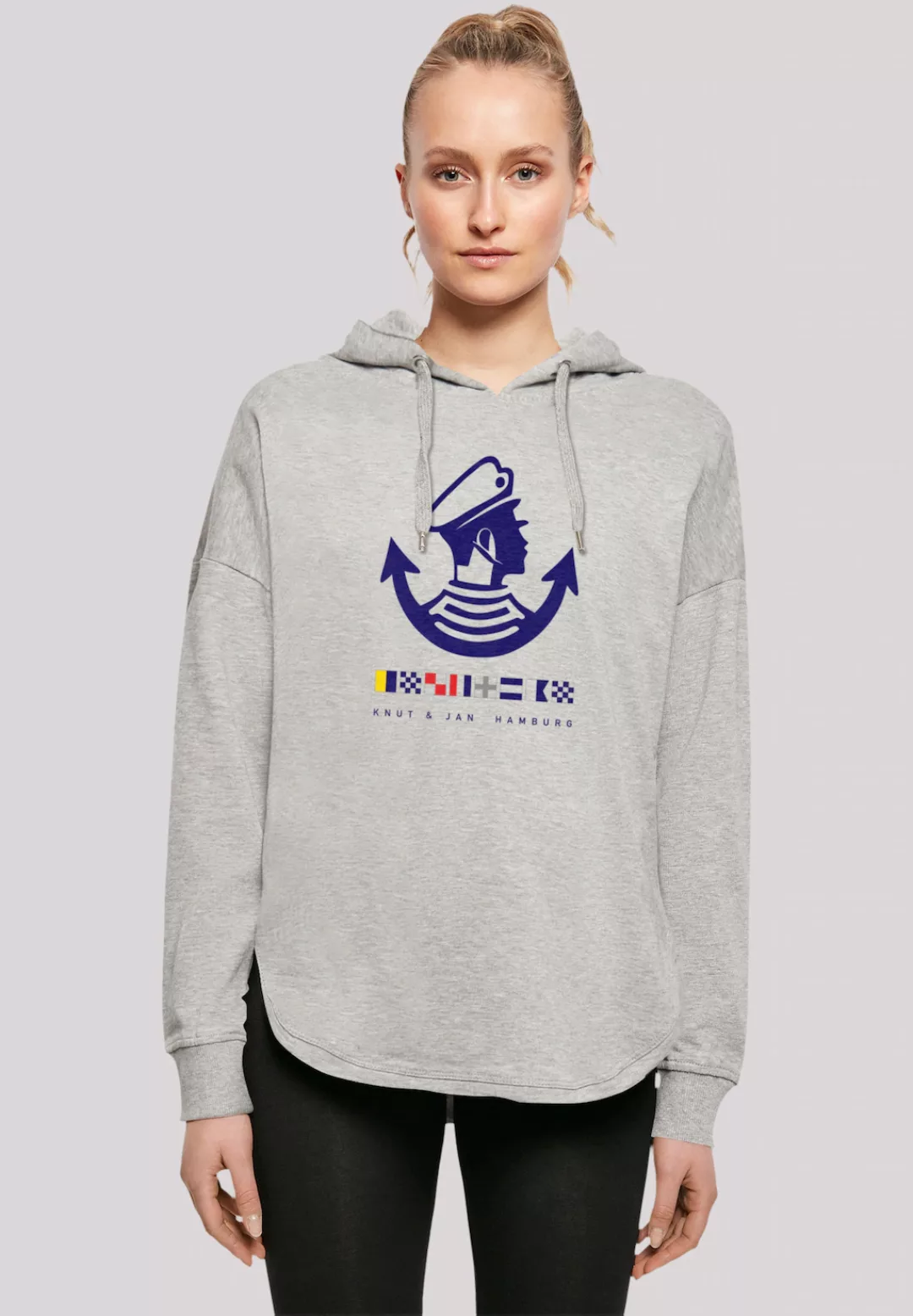 F4NT4STIC Kapuzenpullover "Knut & Jan Hamburg Logo" günstig online kaufen