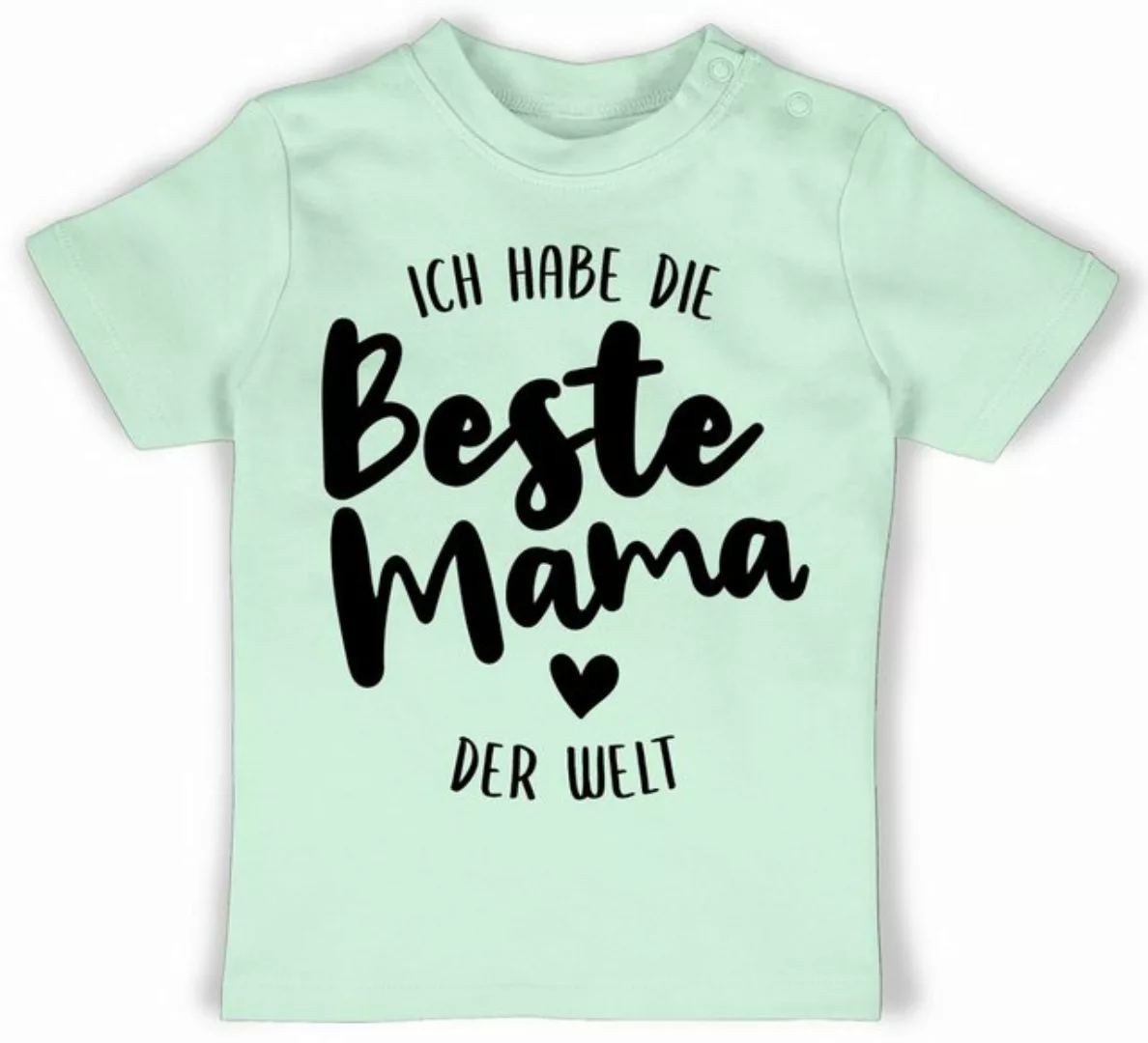 Shirtracer T-Shirt Ich habe die beste Mama der Welt Muttertagsgeschenk günstig online kaufen