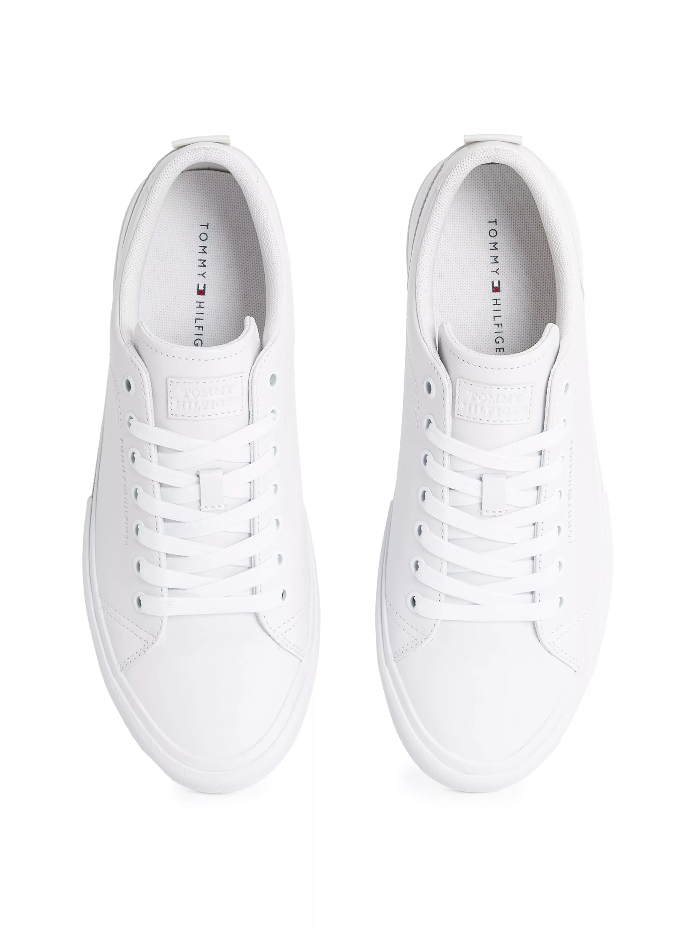 Tommy Hilfiger Plateausneaker "TH HI VULC STREET LTH PATCH", Freizeitschuh, günstig online kaufen