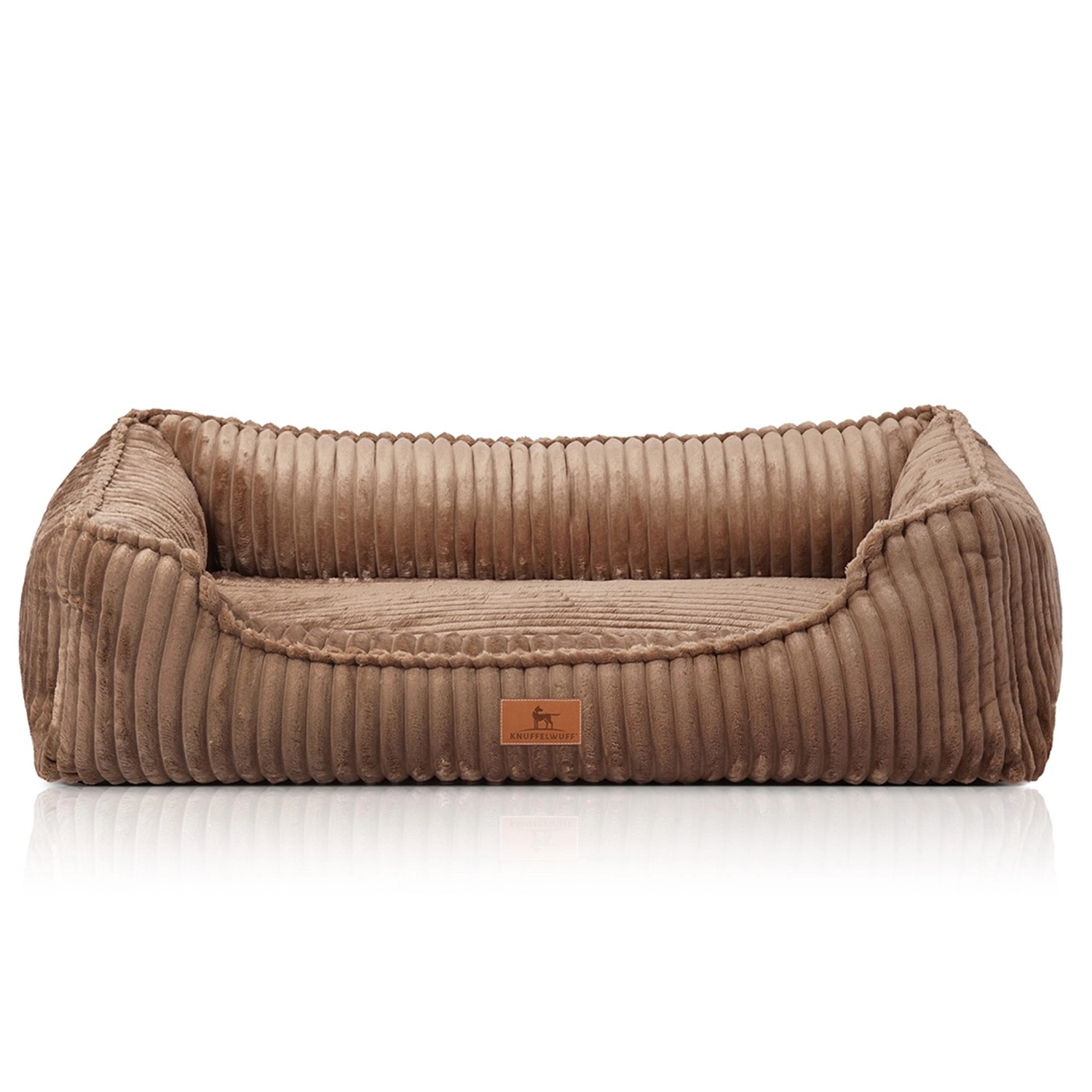 Knuffelwuff Hundebett Sedona Orthopädisch Breitcord XXL Braun günstig online kaufen