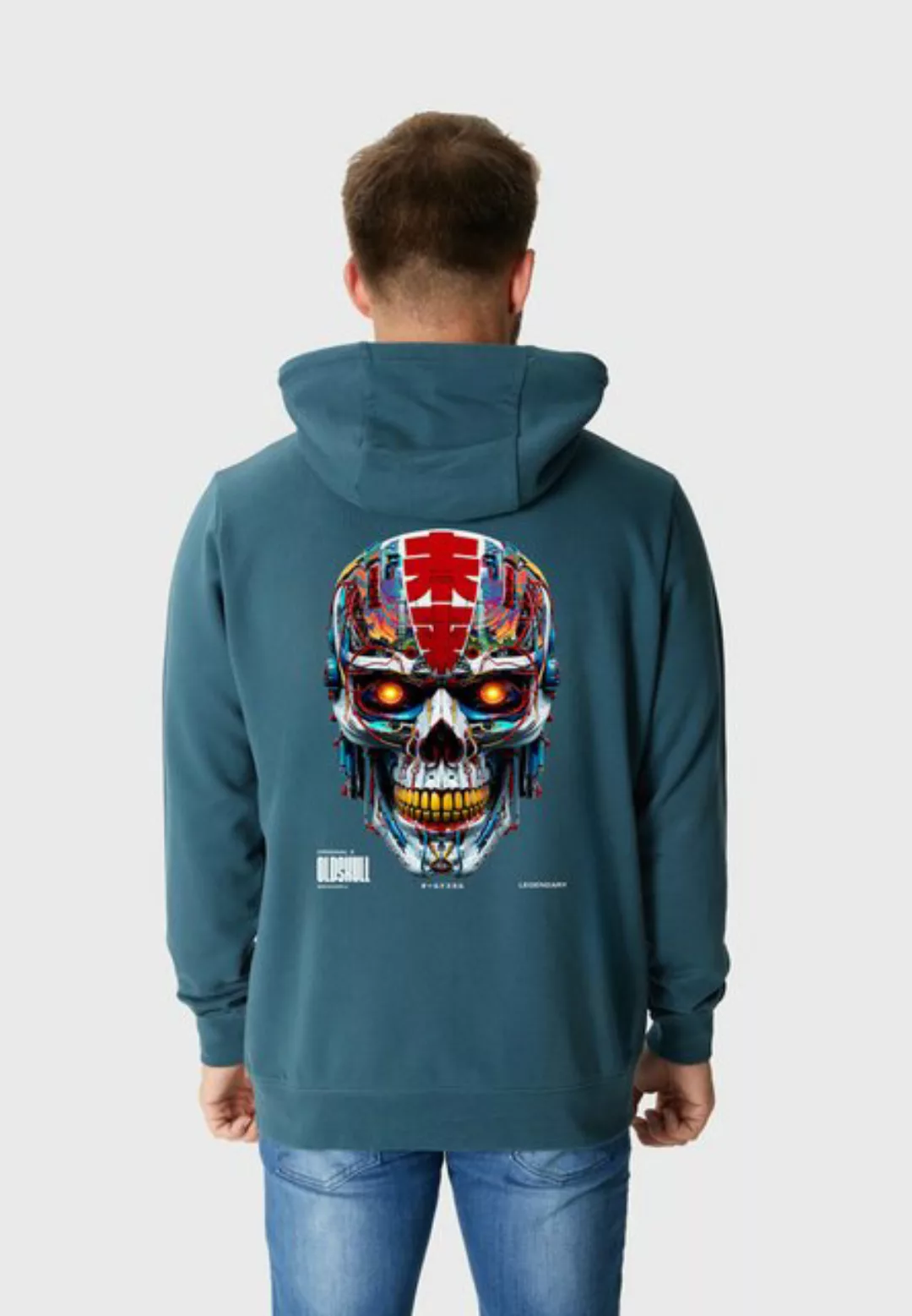 Oldskull Hoodie Xtreme Vivid Skull Graphic günstig online kaufen