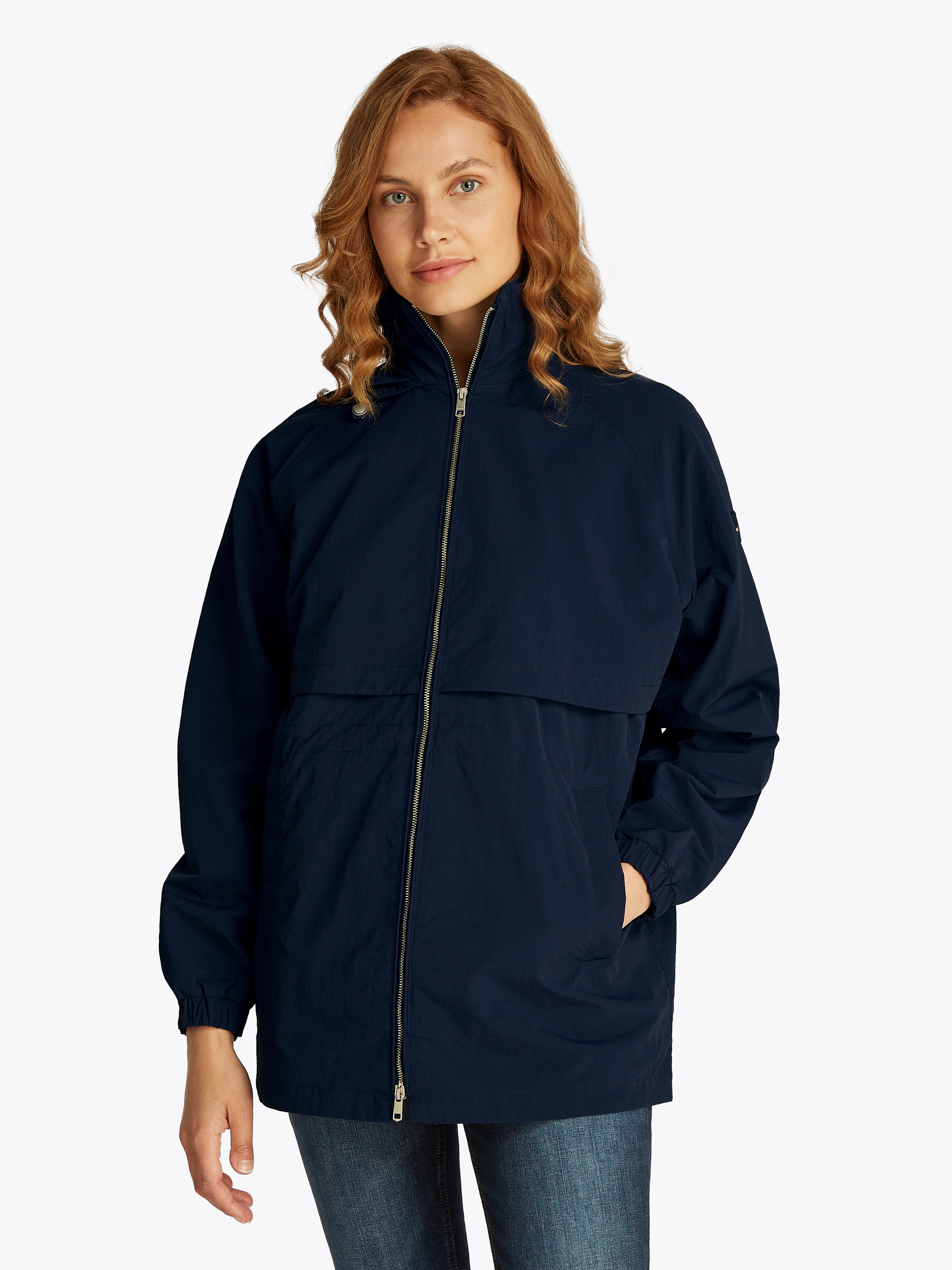 Tommy Hilfiger Windbreaker "NYLON CRINKLE WINDBREAKER", in Crinkle-Qualität günstig online kaufen