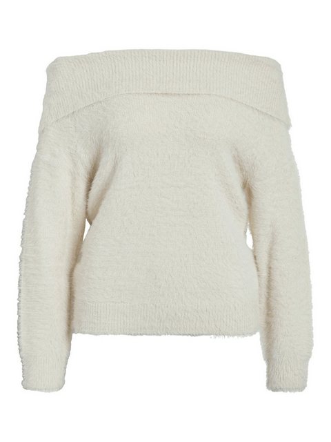 Noisy may Longpullover Strickpullover Schulterfrei Langarm Bequem 8047 in G günstig online kaufen