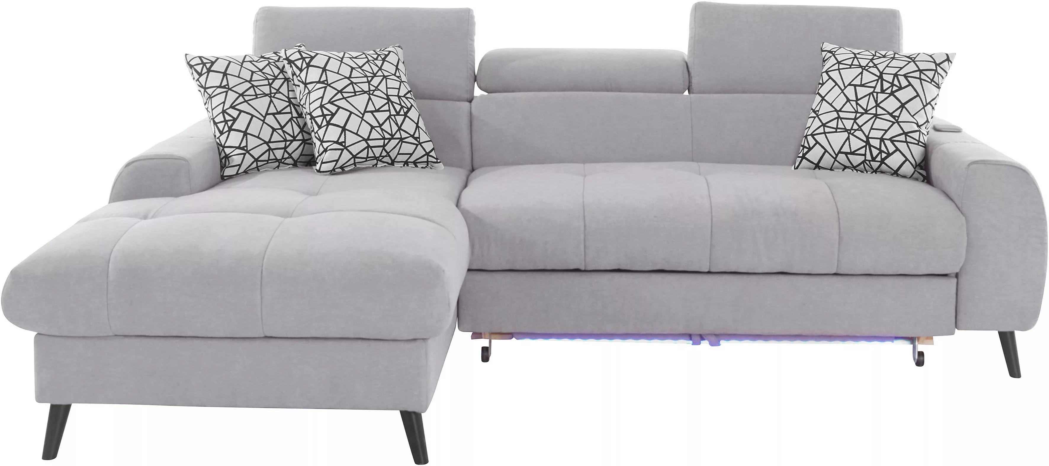 COTTA Ecksofa "Mia L-Form", 3-tlg.-Kissen-Set, Recamiere, wahlweise mit ode günstig online kaufen