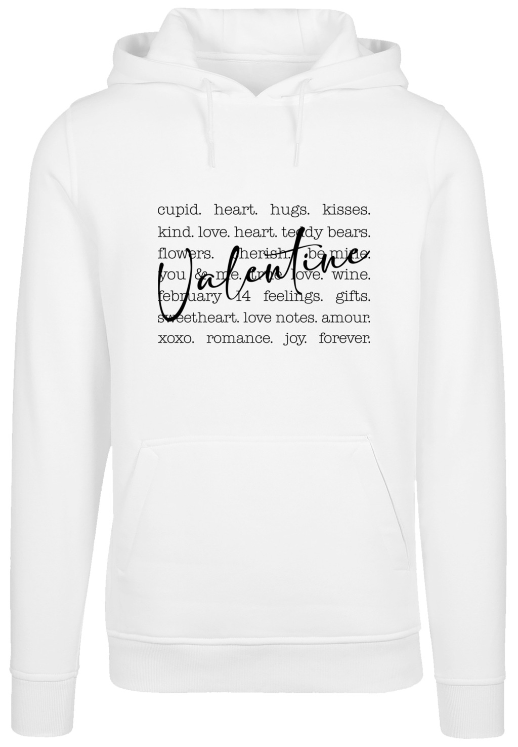 F4NT4STIC Kapuzenpullover "Valentine Herz Hugs Kisses Love Flowers Joy", Pr günstig online kaufen