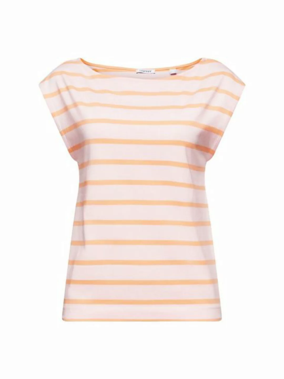 Esprit T-Shirt Ärmelloses T-Shirt im Streifenlook (1-tlg) günstig online kaufen