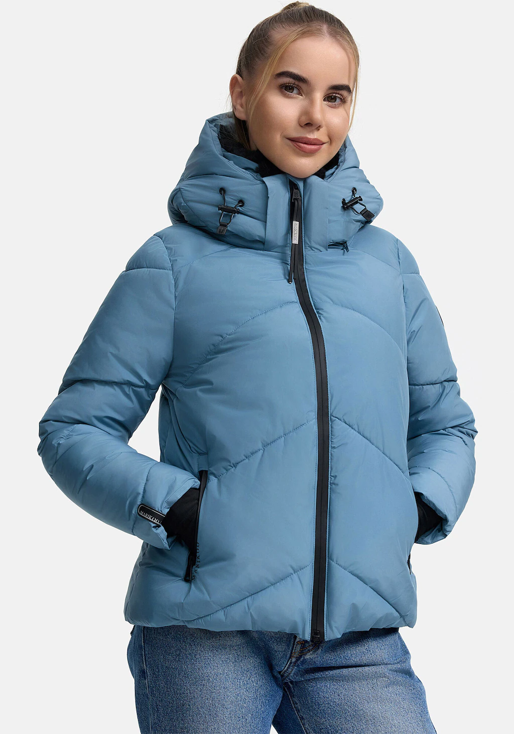 Marikoo Winterjacke "Simaraa", mit abnehmbarem Kunstfellkragen günstig online kaufen