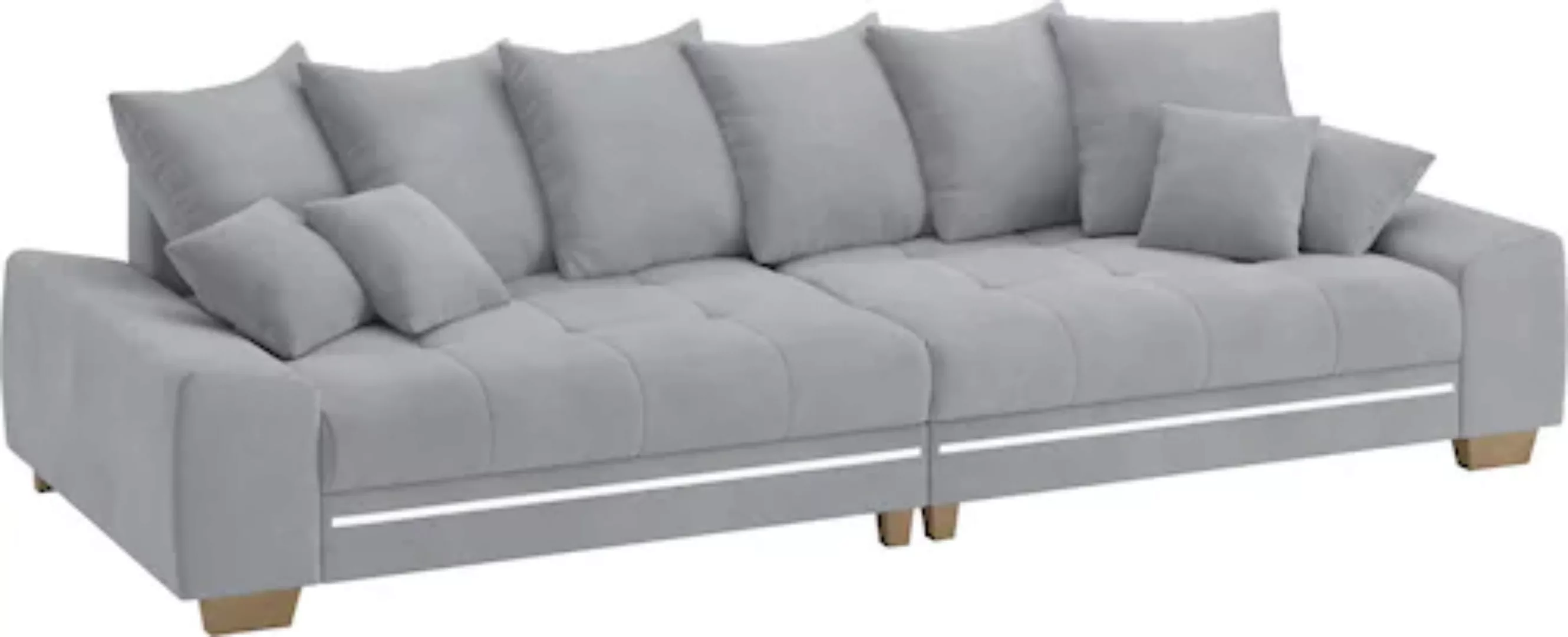 Mr. Couch Big-Sofa »Nikita II«, mit RGB-LED Beleuchtung, Kaltschaumpolsteru günstig online kaufen