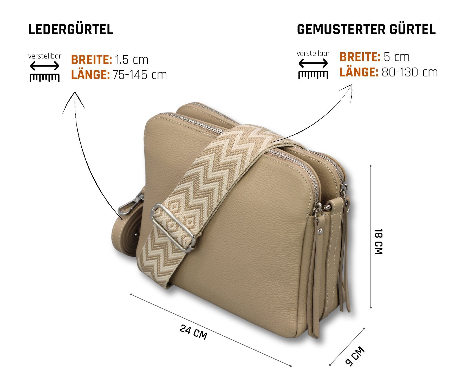 Adel Bags Schultertasche MARA Umhängetasche für günstig online kaufen