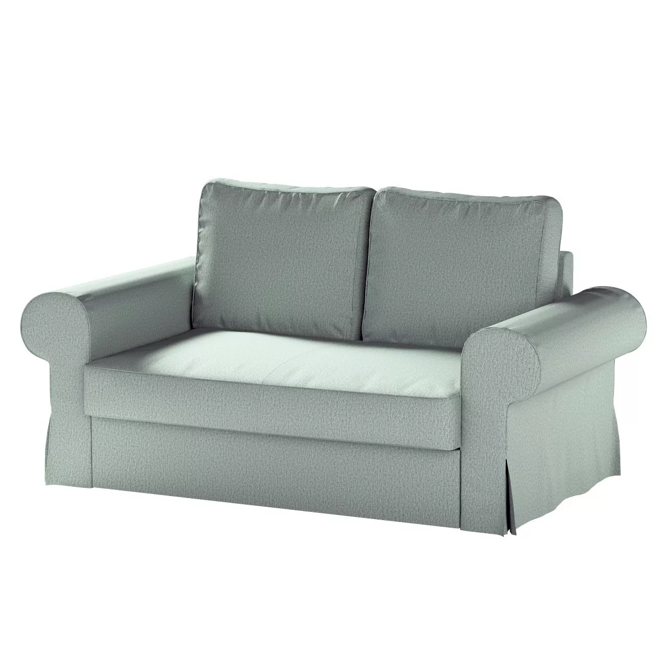 Bezug für Backabro 2-Sitzer Sofa ausklappbar, eukalyptusgrün, Bezug für Bac günstig online kaufen