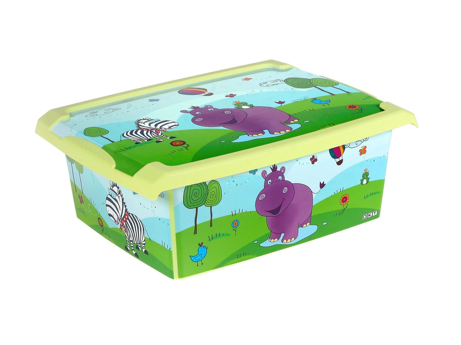 KiNDERWELT Aufbewahrungsbox Spielzeugbox Fashion Box Hippo günstig online kaufen