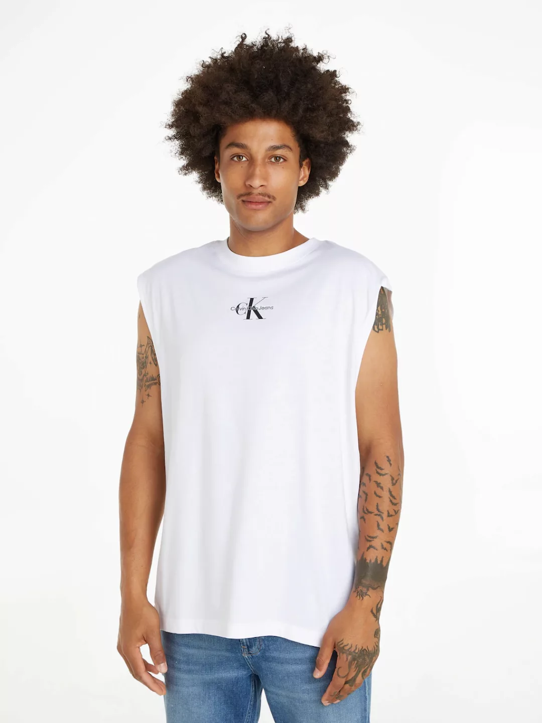 Calvin Klein Jeans T-Shirt "MONOLOGO SLEEVELESS TEE", mit Logodruck günstig online kaufen