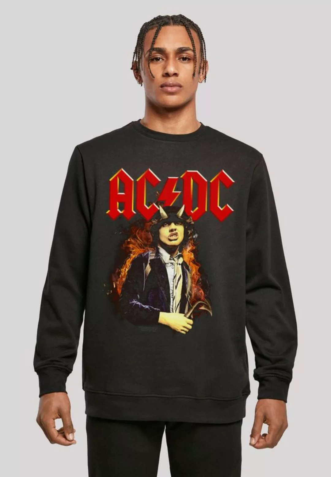 F4NT4STIC Sweatshirt "ACDC Rock Musik Band Angus Highway To Hell", Print günstig online kaufen