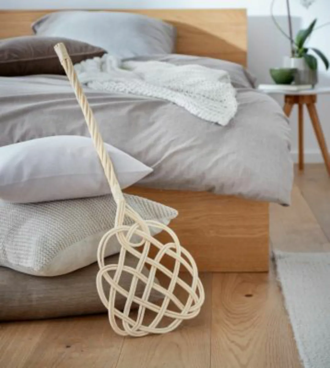HOME Living Teppichklopfer SPAR-SET 2x Teppichklopfer Dekoobjekte natur günstig online kaufen