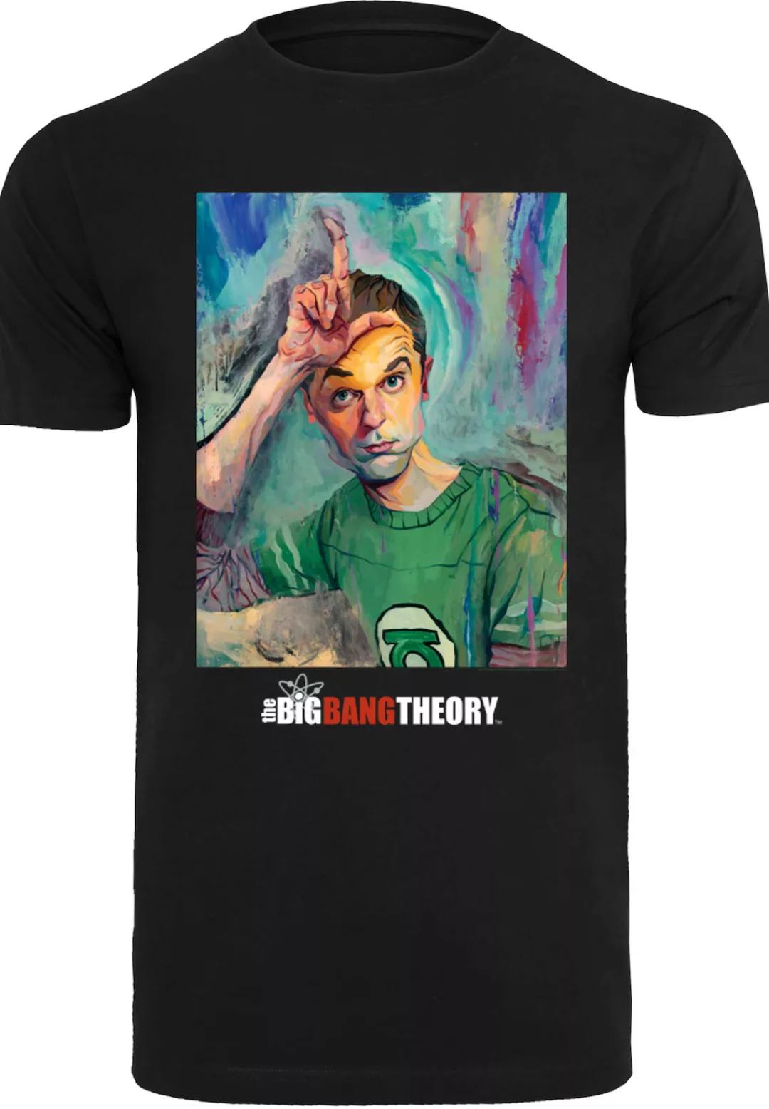 F4NT4STIC T-Shirt "Big Bang Theory TV Serie Sheldon Loser Painting", Herren günstig online kaufen