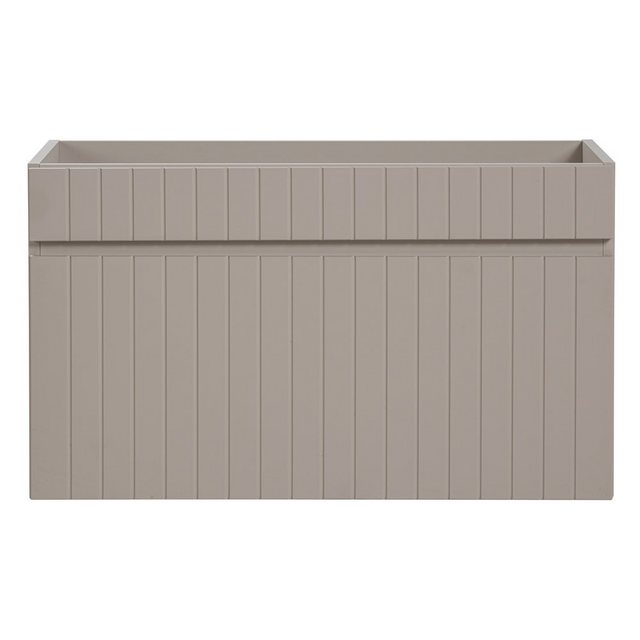 Lomadox Waschbeckenschrank IRAKLIO-56-CASHMERE Kaschmir, Rillen Design, 1 A günstig online kaufen