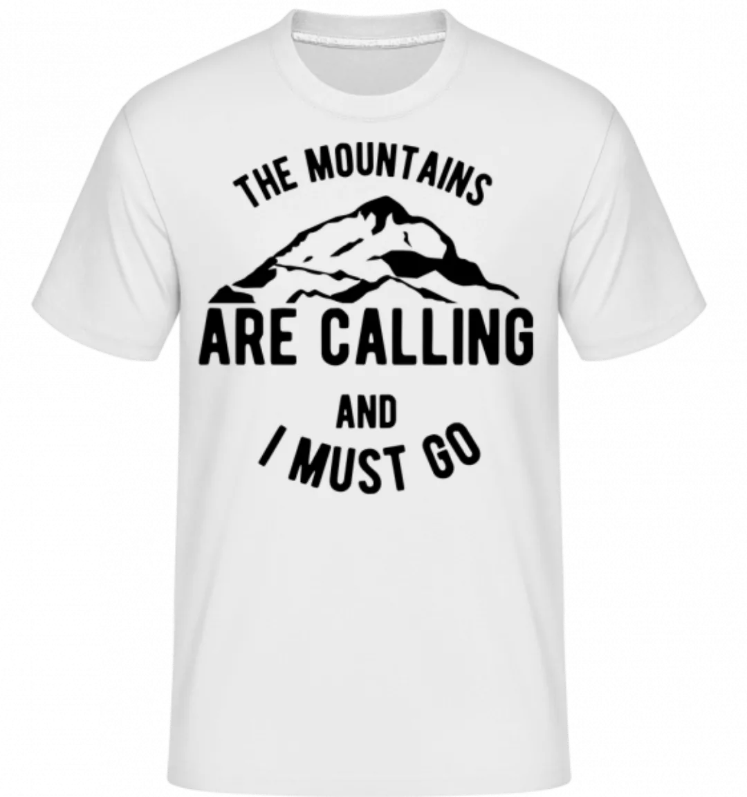 The Mountains Are Calling And I Must Go · Shirtinator Männer T-Shirt günstig online kaufen