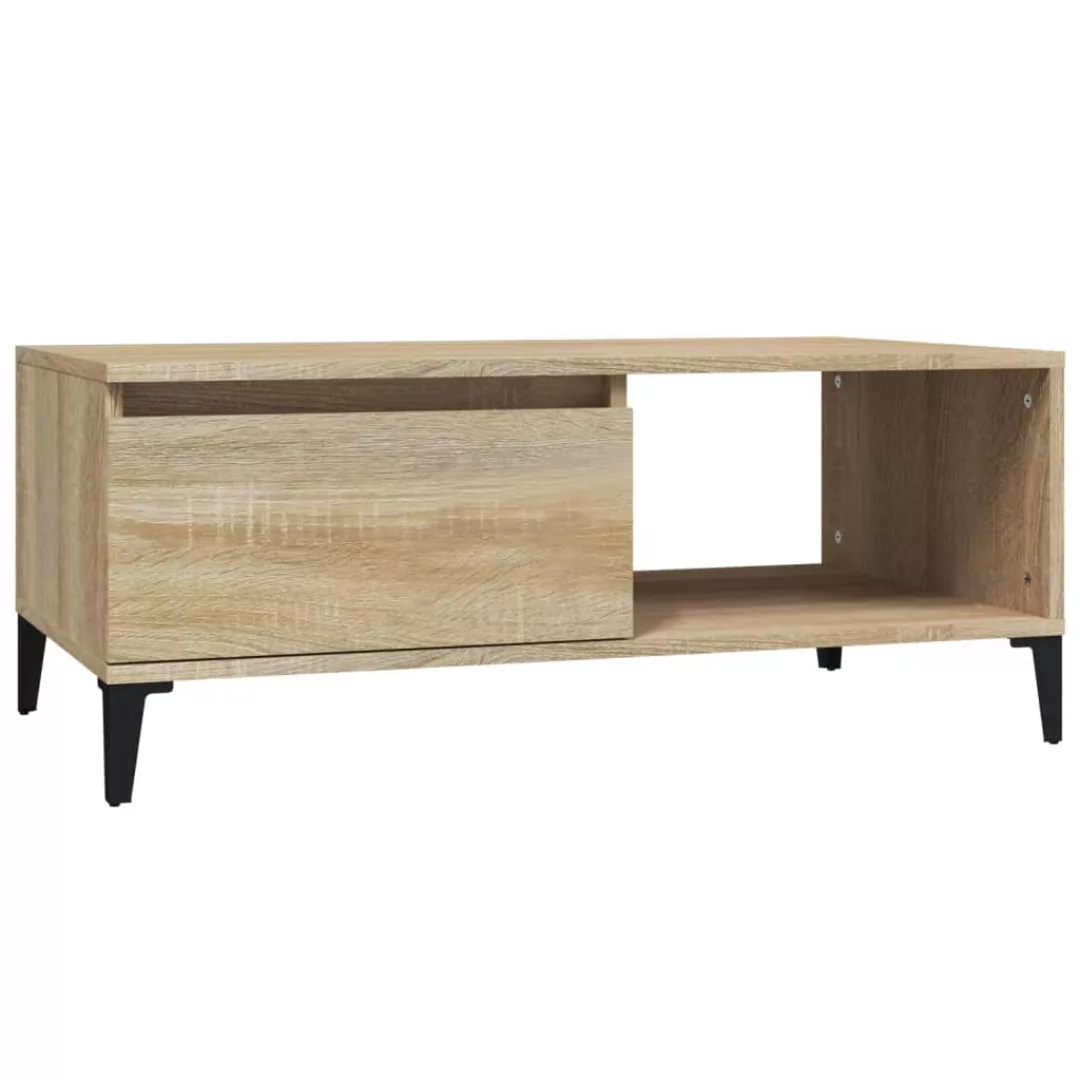 Vidaxl Couchtisch Sonoma-eiche 90x50x36,5 Cm Holzwerkstoff günstig online kaufen