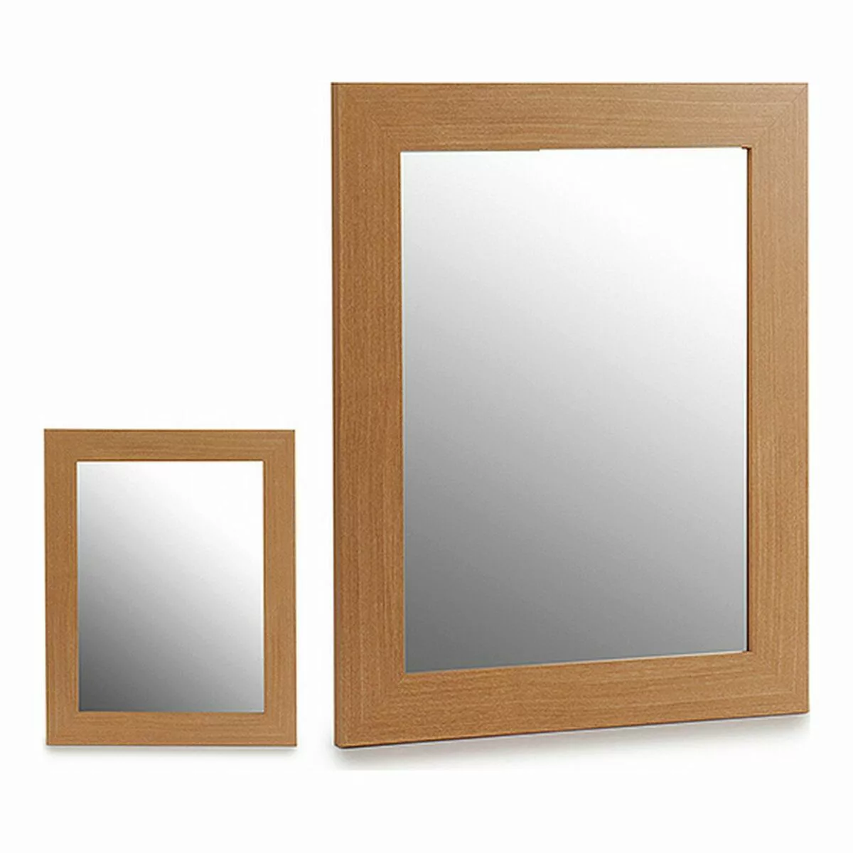 Wandspiegel Holz Braun Kristall (39 X 2 X 49 Cm) (39 X 49 Cm) günstig online kaufen