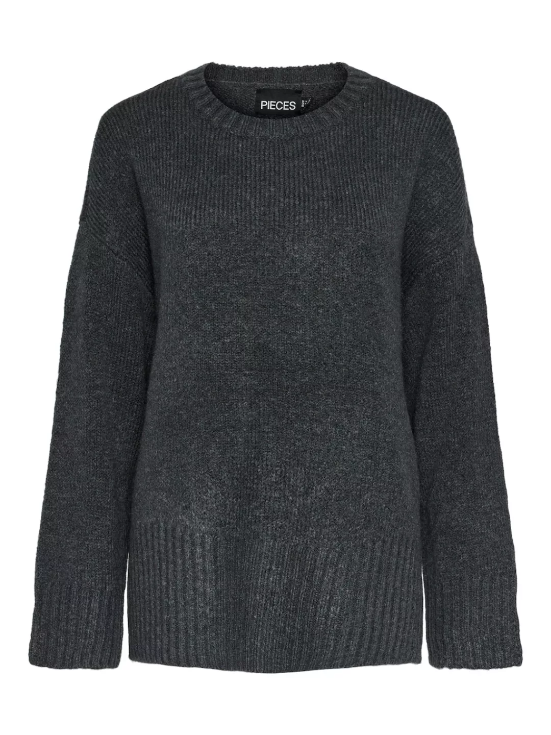 pieces Rundhalspullover PCNANCY LS LOOSE O-NECK KNIT NOOS BC Oversized günstig online kaufen