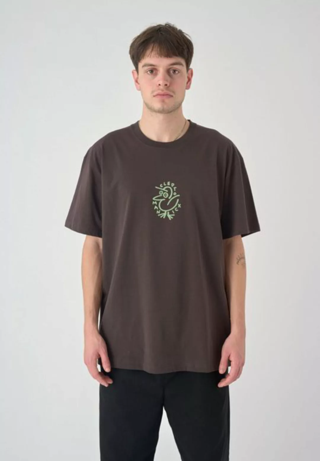 Cleptomanicx T-Shirt Sketch Type mit tollem Frontprint günstig online kaufen