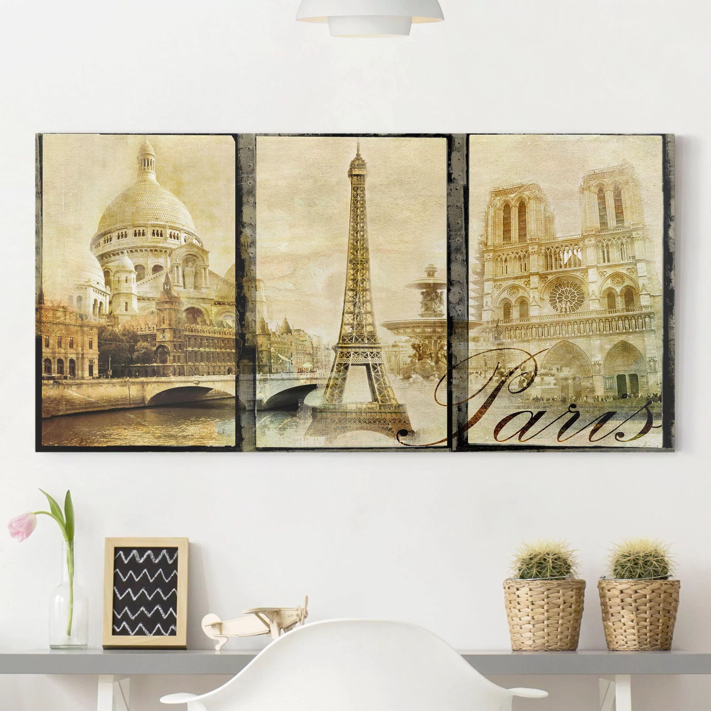 Leinwandbild Paris - Querformat Paris Mon Amour günstig online kaufen