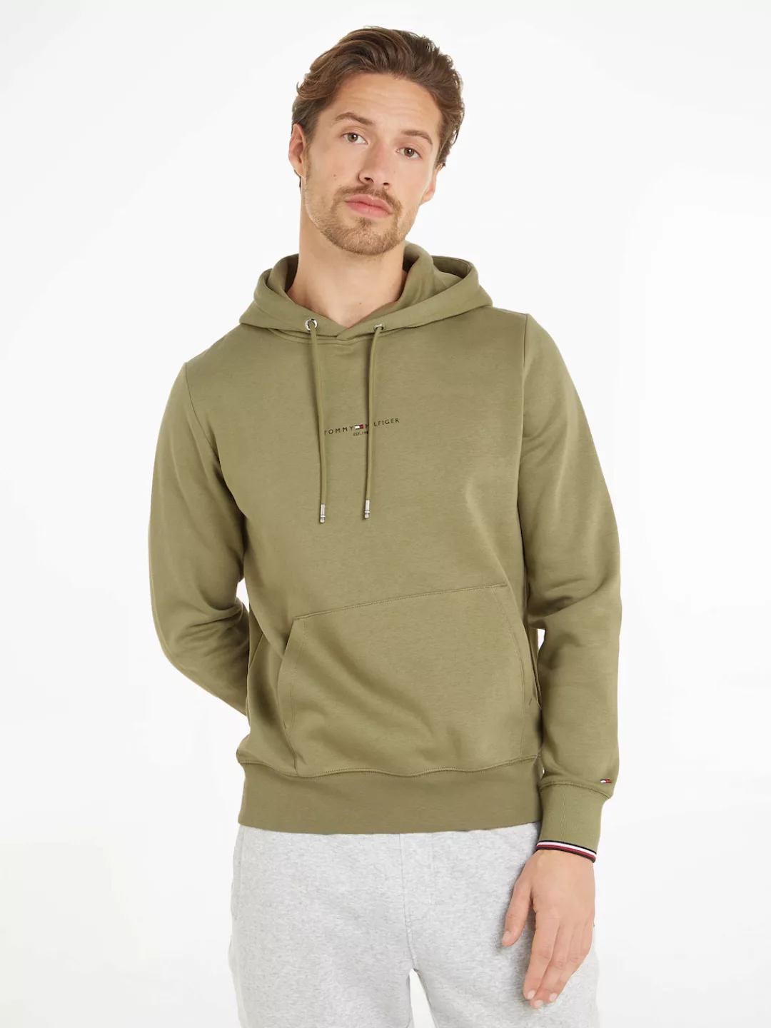 Tommy Hilfiger Hoodie "TOMMY LOGO TIPPED HOODY", Tommy-Tape innen am Aussch günstig online kaufen