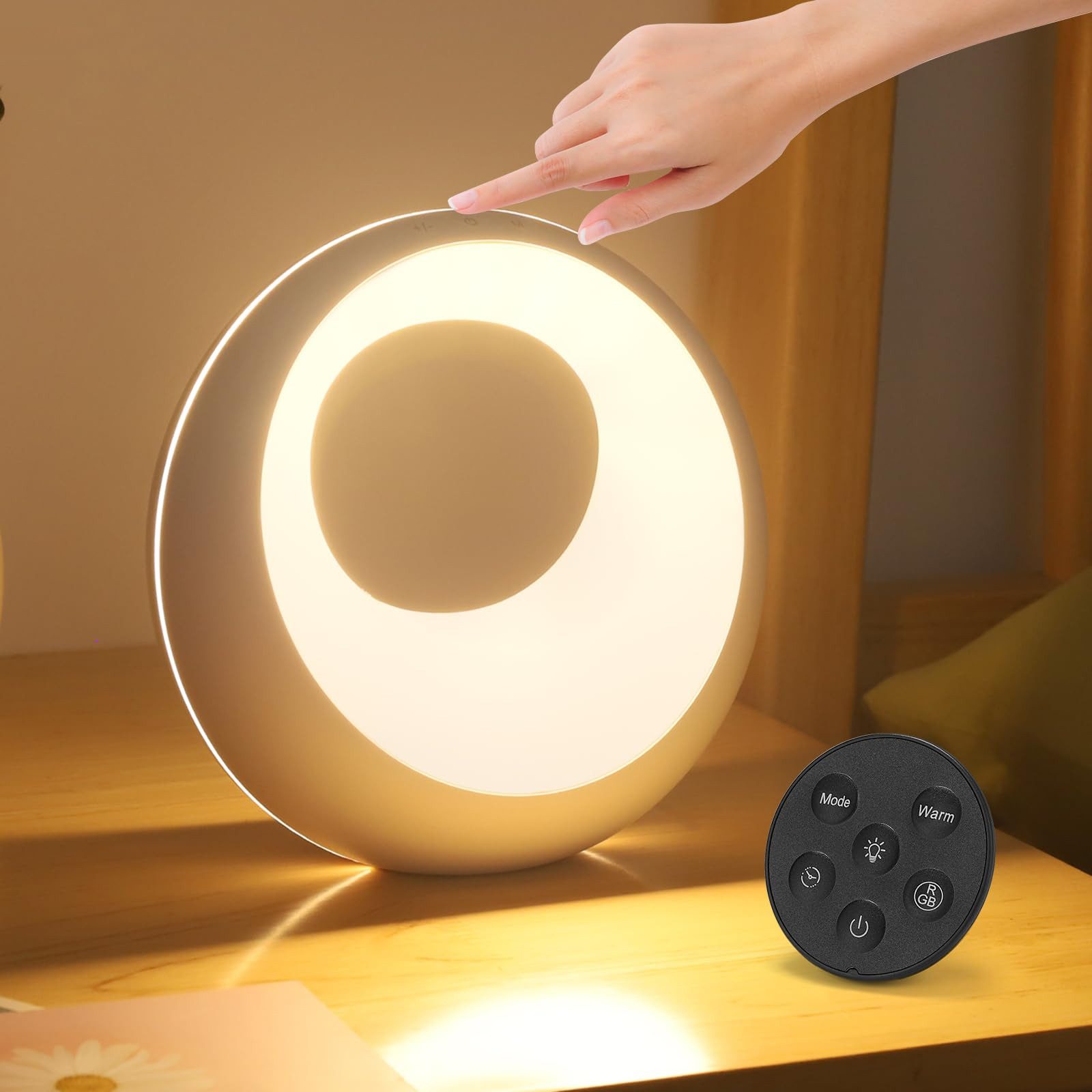 BlingBin Nachttischlampe Touch Dimmbar LED Tischlampe günstig online kaufen