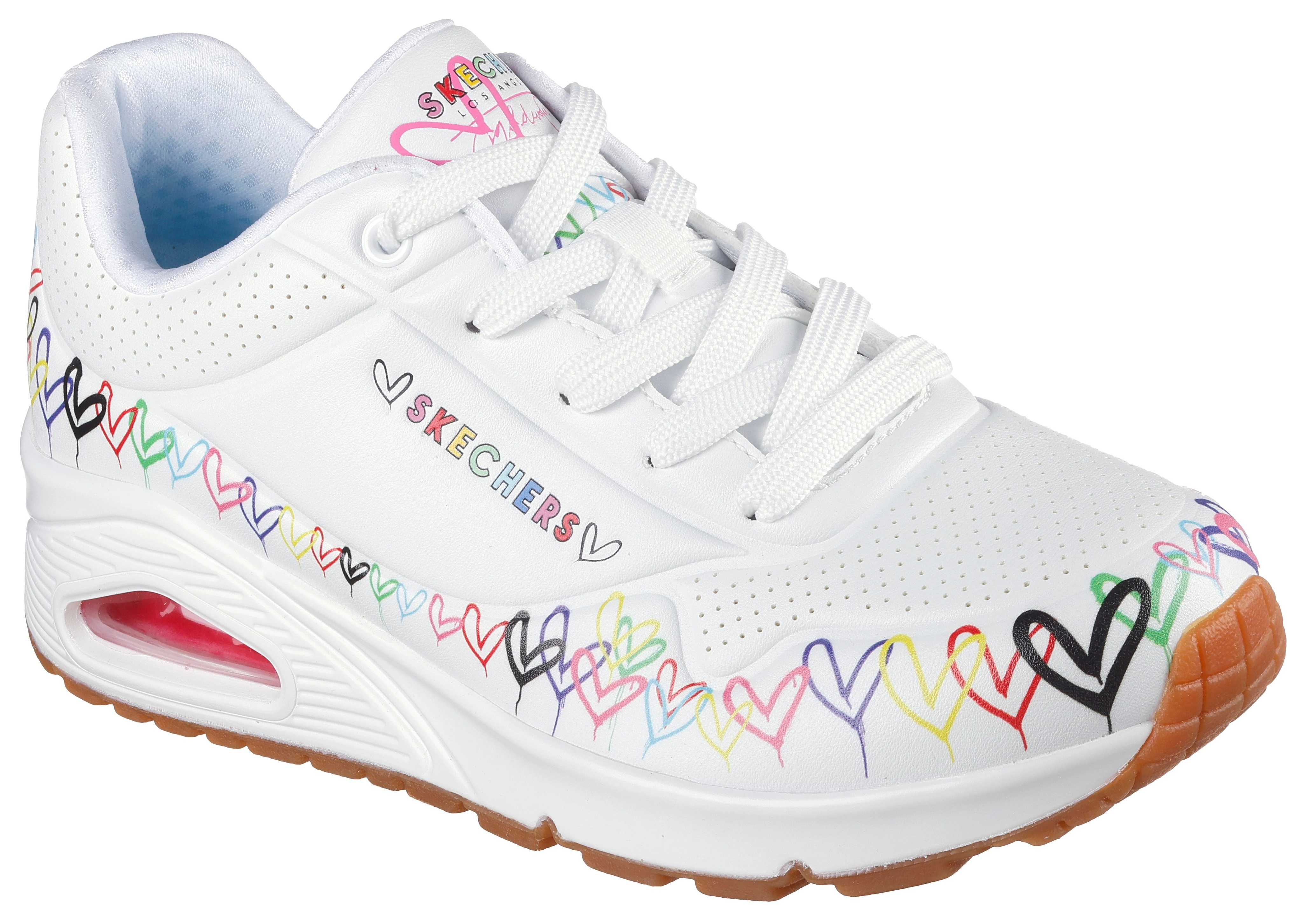 Skechers Sneaker "UNO", Keilsneaker, Plateausneaker mit bedruckter Sohle günstig online kaufen