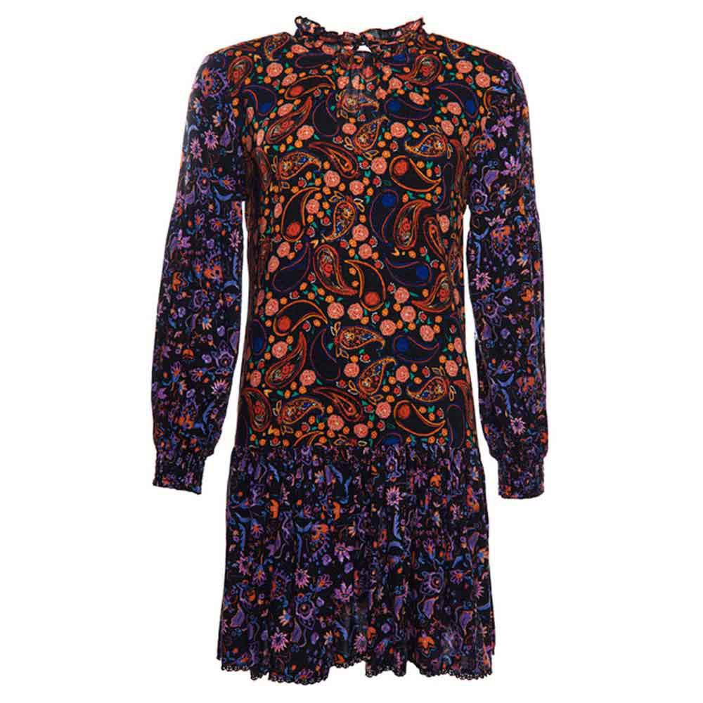 Superdry Kurzes Kleid Mit Stehkragen M Multi Paisley Print günstig online kaufen