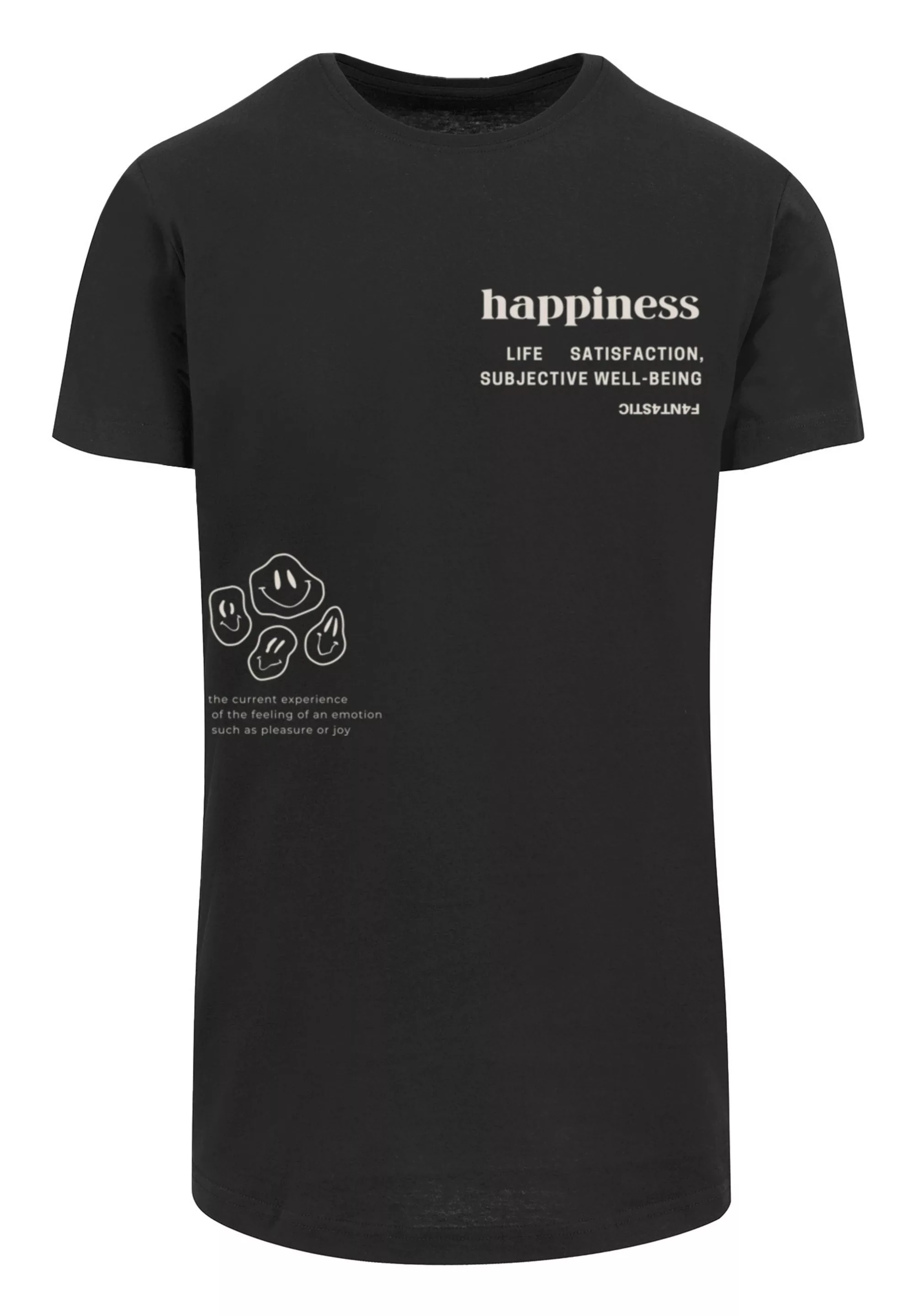 F4NT4STIC T-Shirt "happiness LONG TEE", Print günstig online kaufen