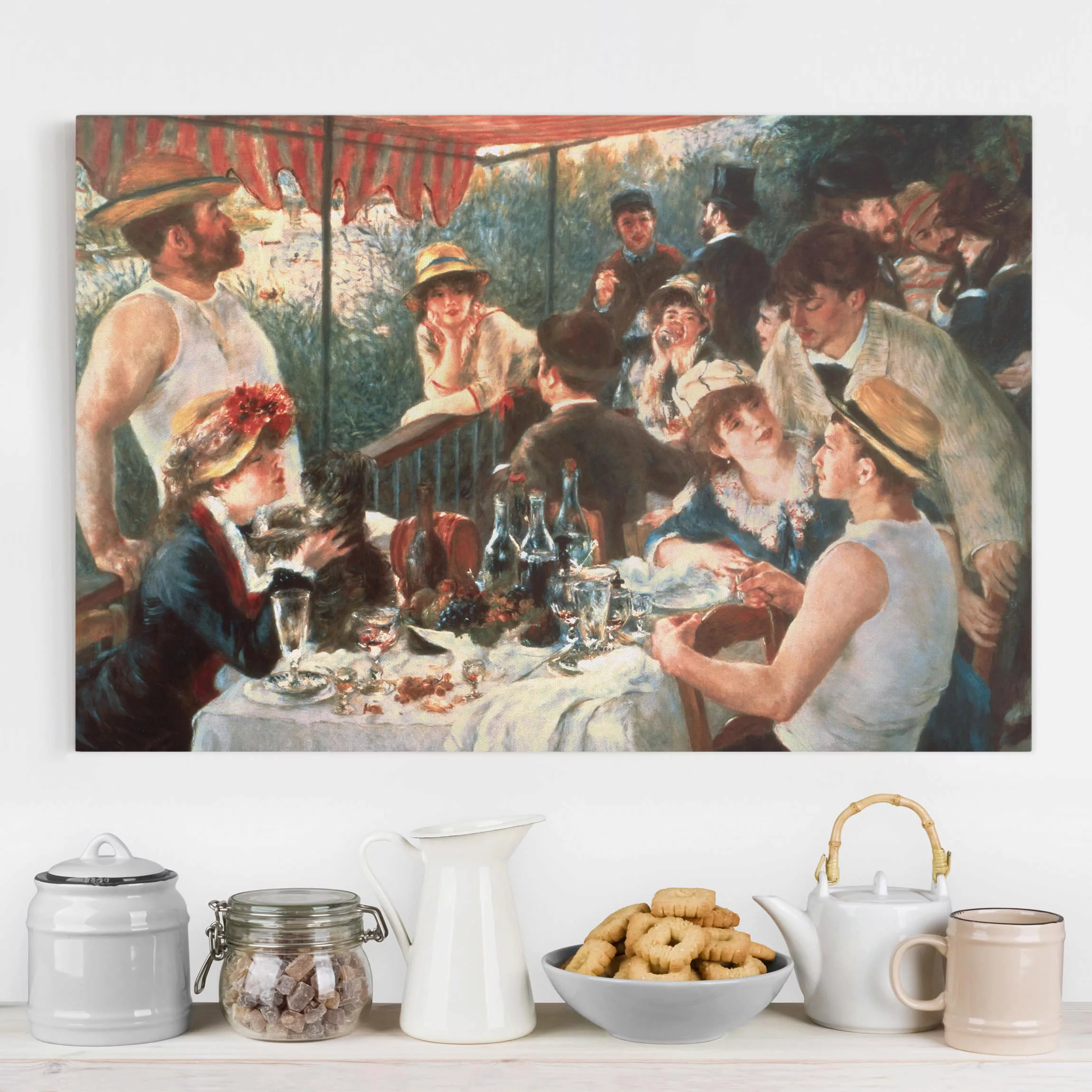 Leinwandbild - Querformat Auguste Renoir - Das Frühstück der Ruderer günstig online kaufen