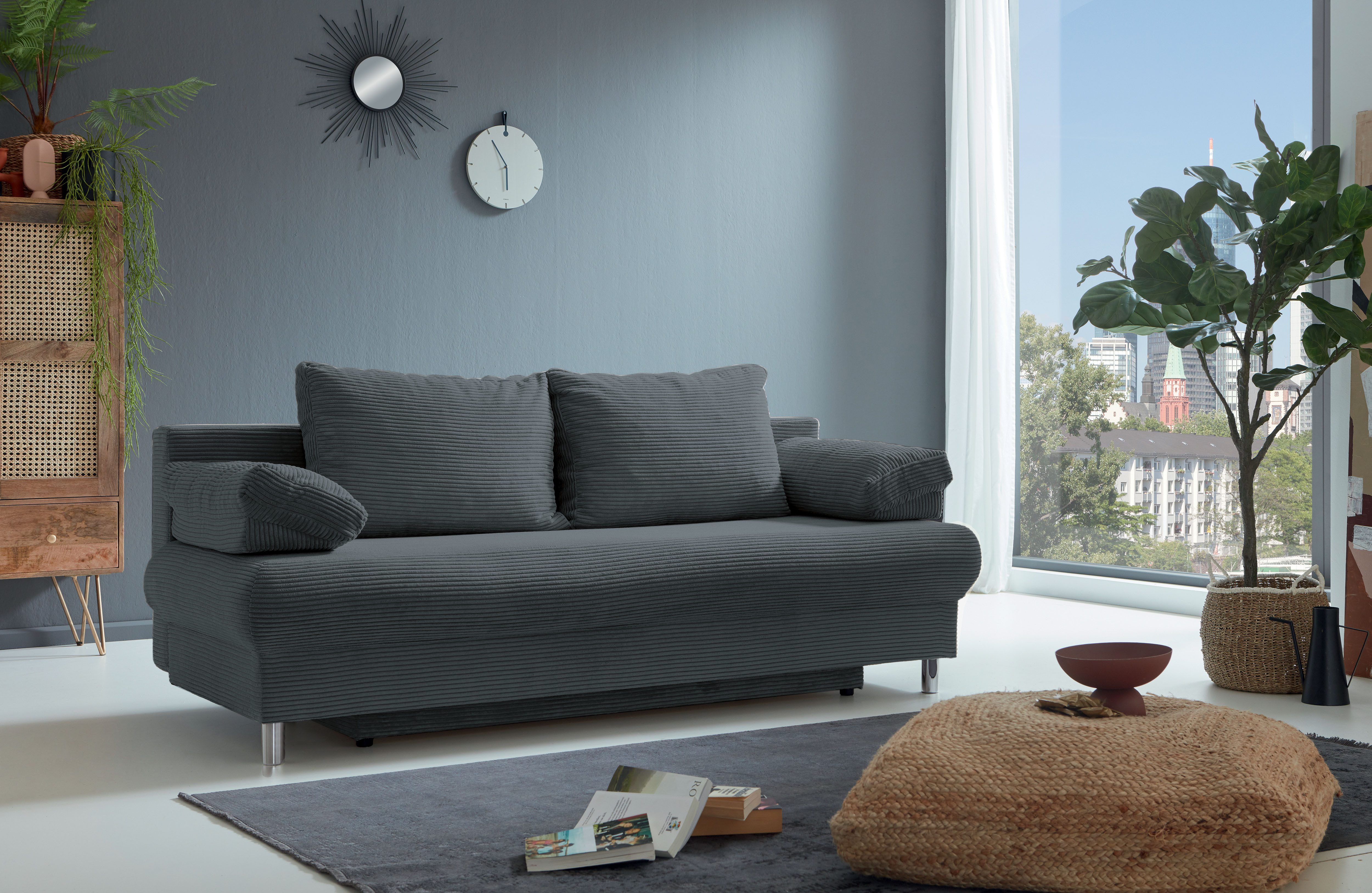 INOSIGN Schlafsofa "Como", 2-Sitzer, Federkern, Breite 196 cm, inkl. Rücken günstig online kaufen