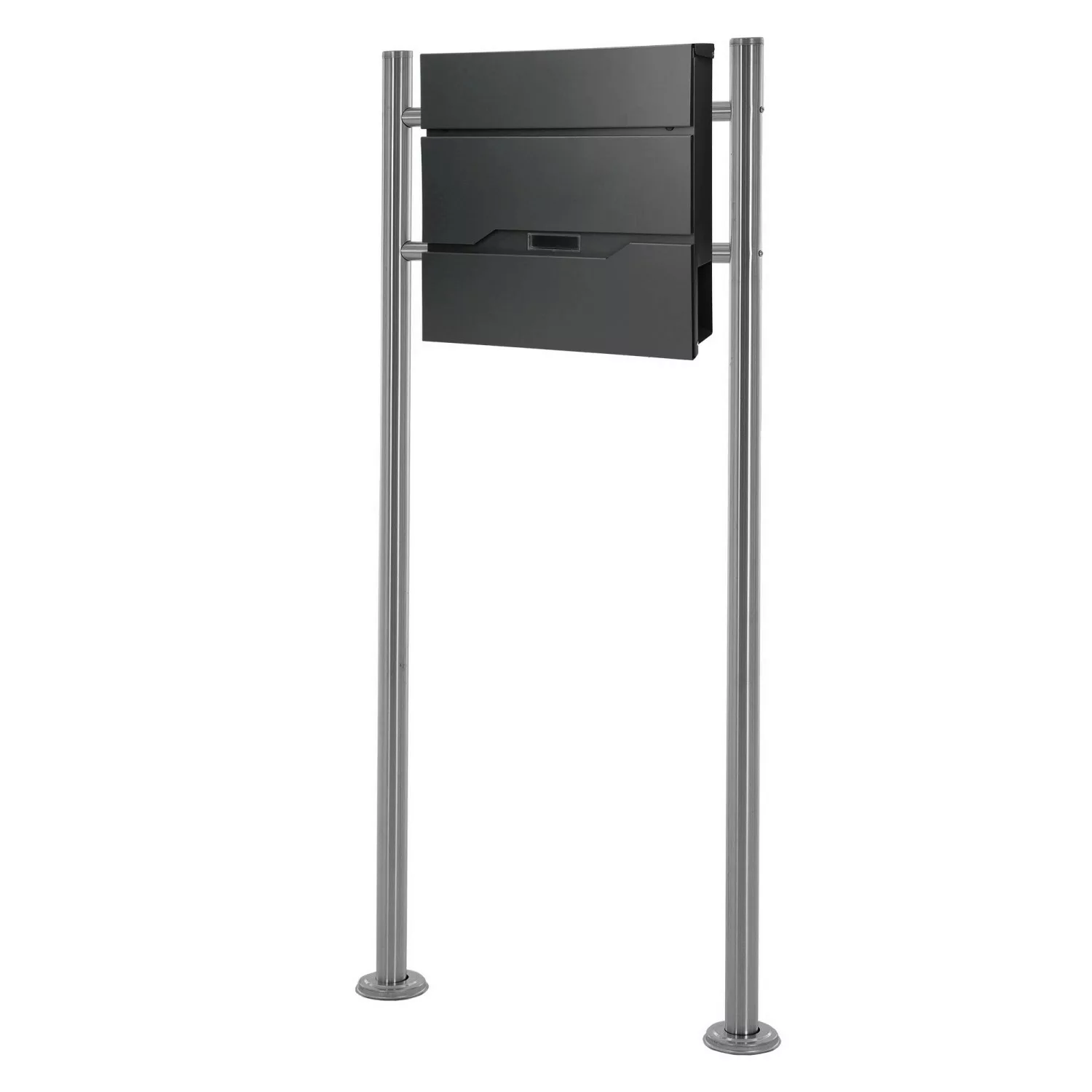 ML-Design Standbriefkasten Anthrazit 37x11x36,5cm Zeitungsfach Pfosten 120c günstig online kaufen