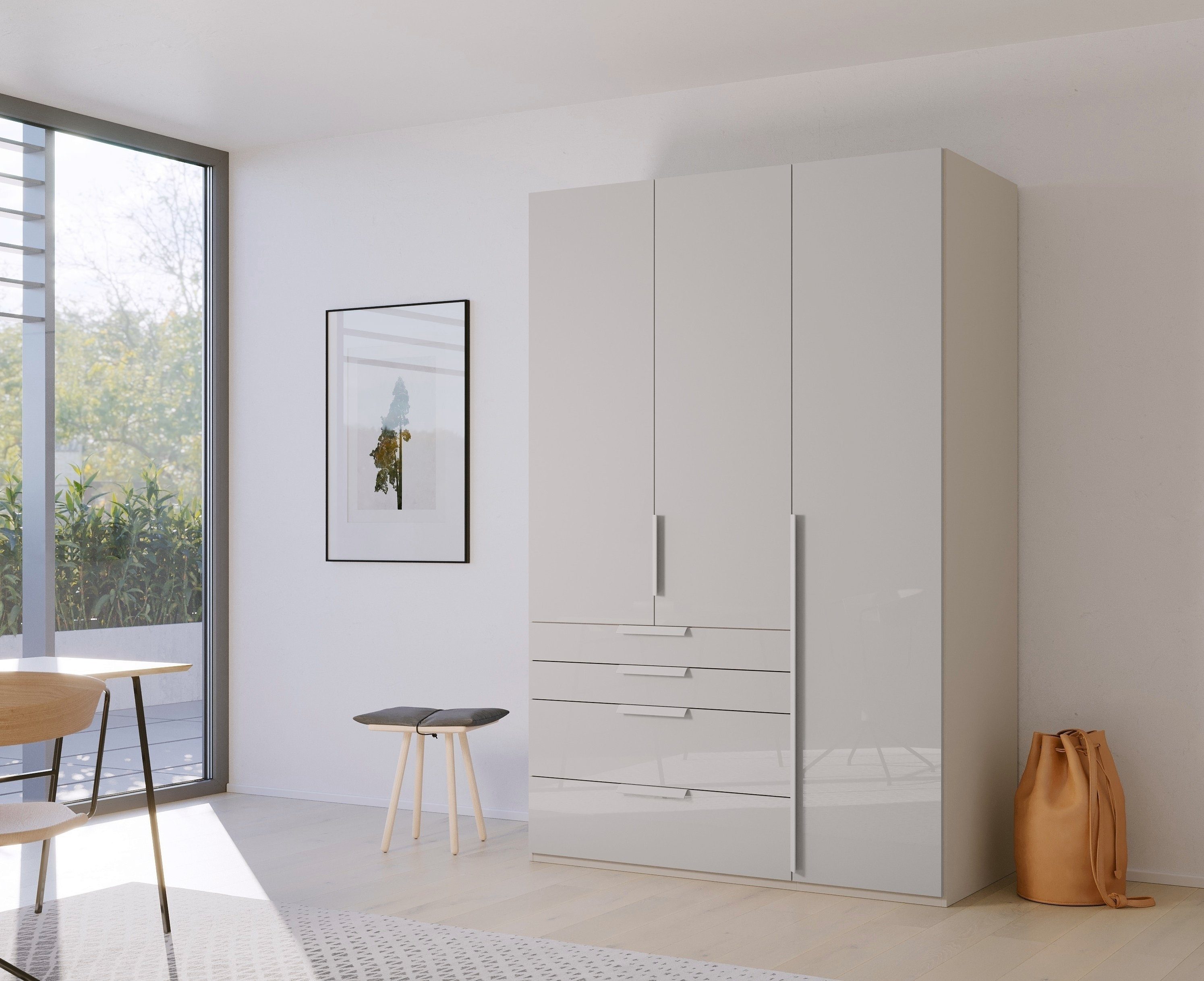 rauch Drehtürenschrank "Purisma", mit Glasfront, Schubladen und umfangreich günstig online kaufen