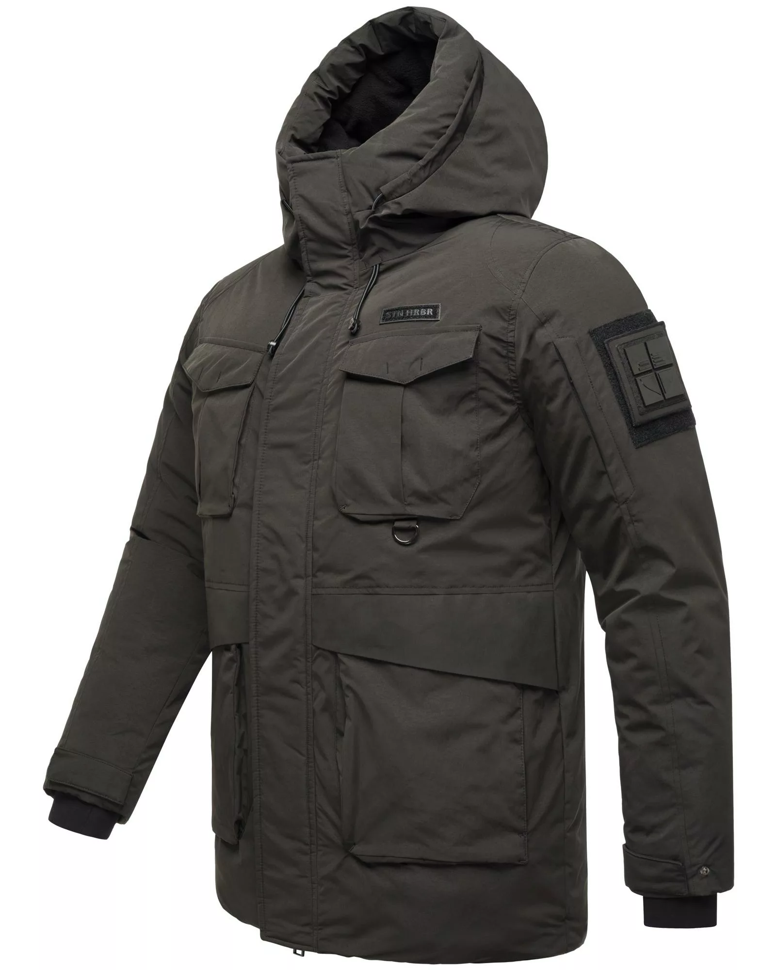 Stone Harbour Winterjacke "Edriik XX", mit Kapuze, Warm gefütterte kurze He günstig online kaufen