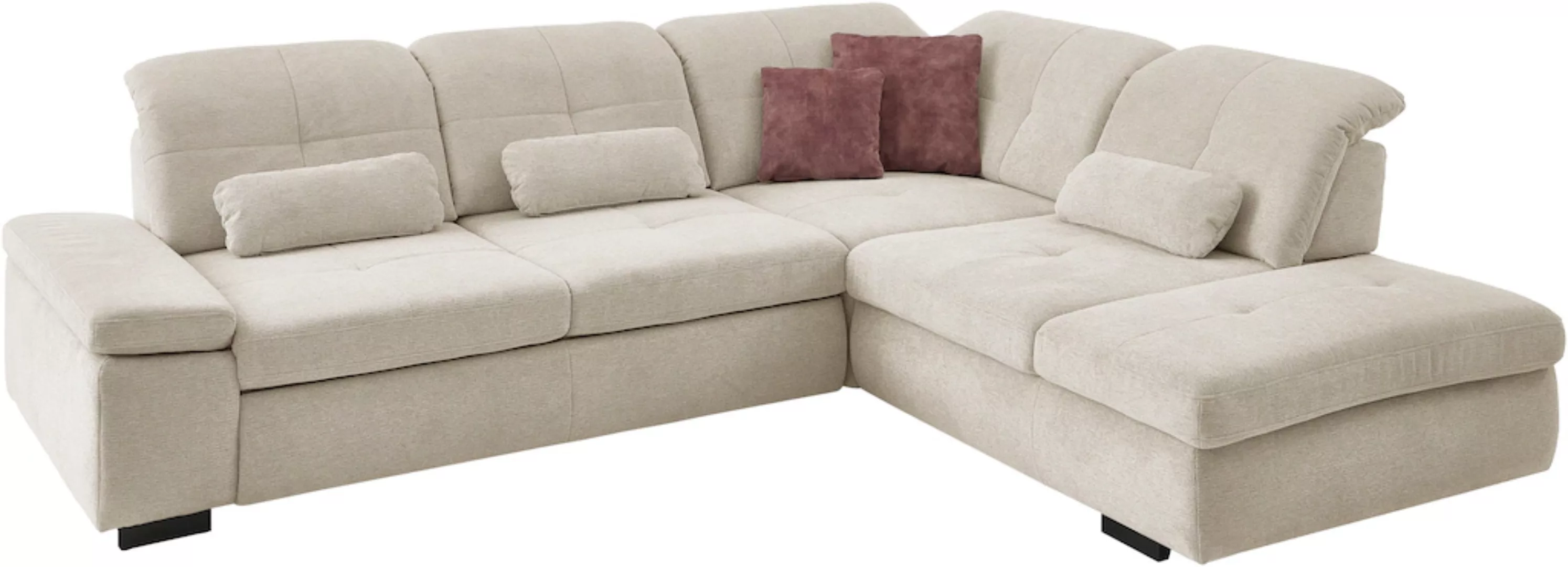 Die PlanBar Ecksofa "MP-IN16012 L-Form mit Federkern-Polsterung", inkl. Sit günstig online kaufen