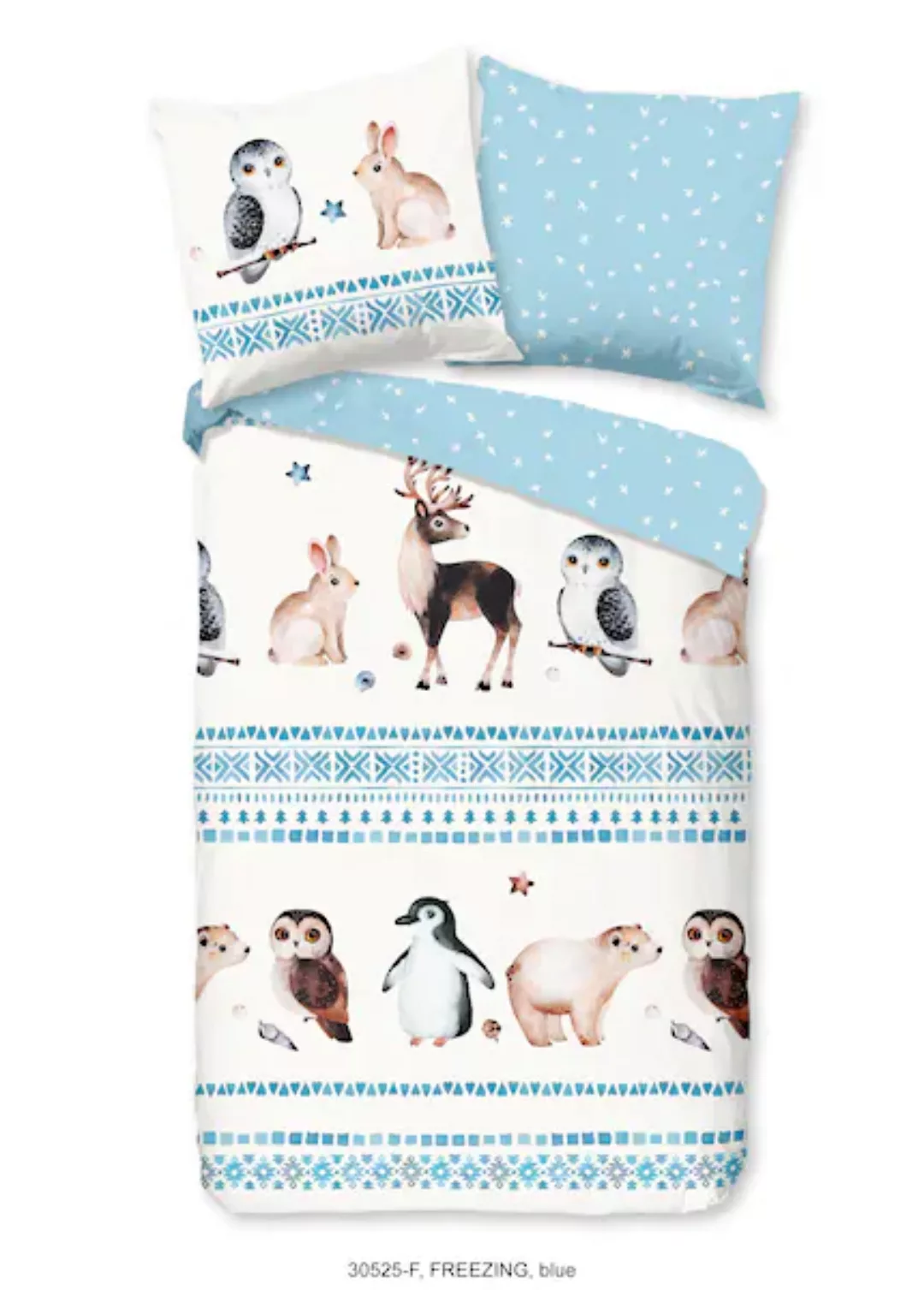 good morning Kinderbettwäsche »Freezing Animals«, (2 tlg.) günstig online kaufen