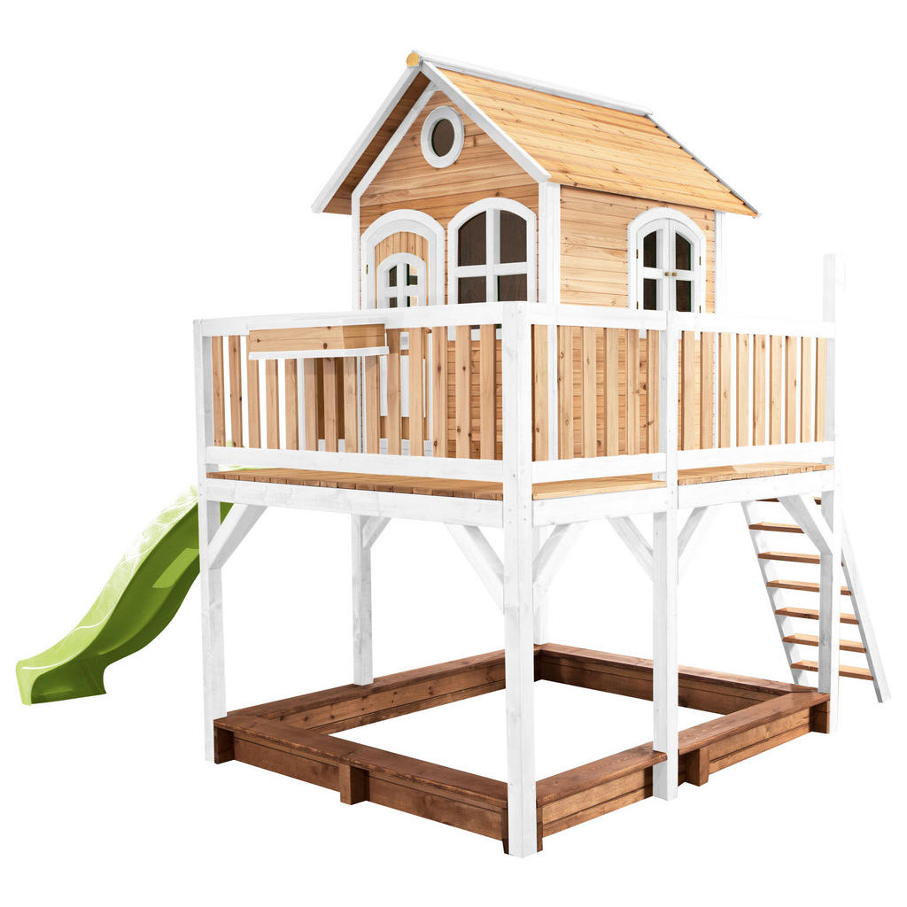 AXI Spielhaus Liam braun B/H/L: ca. 377x291x255 cm günstig online kaufen