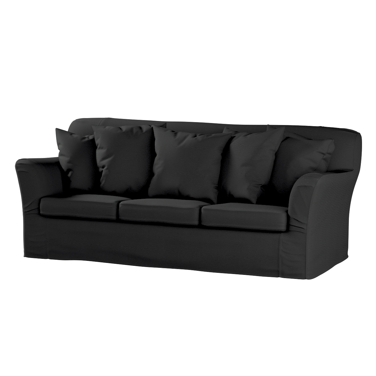 Bezug für Tomelilla 3-Sitzer Sofa nicht ausklappbar, schwarz, Sofahusse, To günstig online kaufen