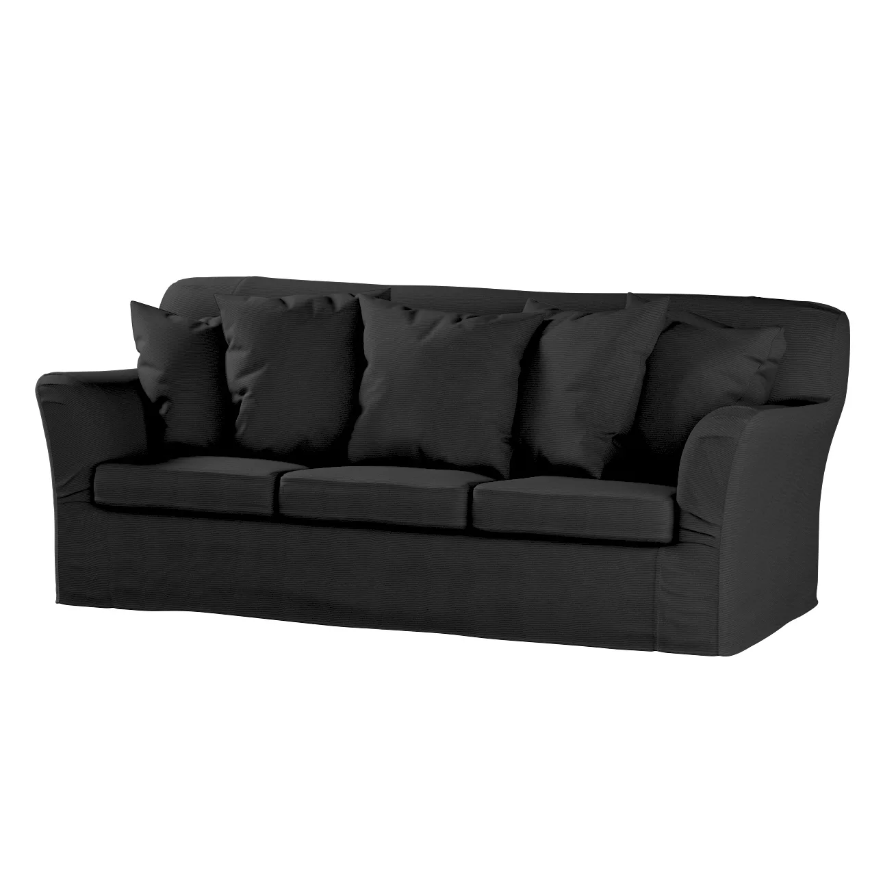 Bezug für Tomelilla 3-Sitzer Sofa nicht ausklappbar, schwarz, Sofahusse, To günstig online kaufen