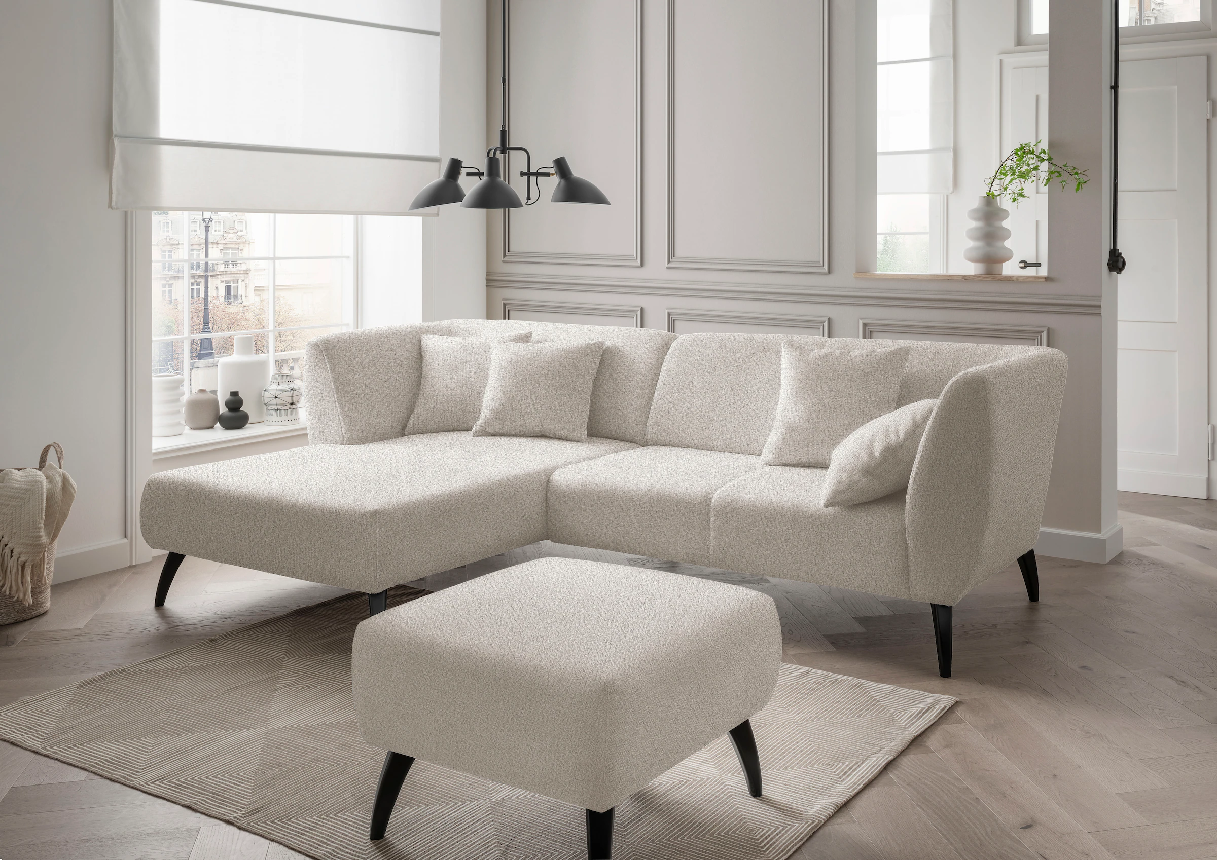 INOSIGN Ecksofa »Colori Polstermöbel mit zeitlos eleganter Rückenführung. L günstig online kaufen