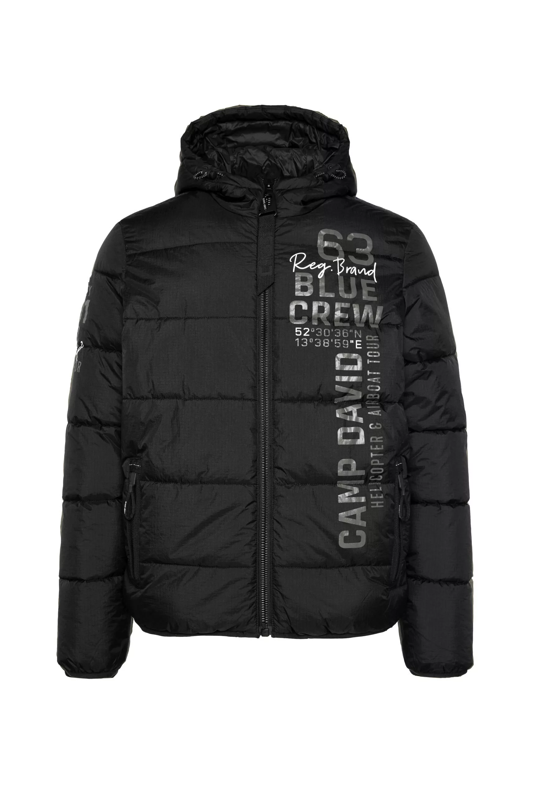 CAMP DAVID Outdoorjacke, mit Kapuze, mit Windbreaker-Bündchen im Ärmel günstig online kaufen