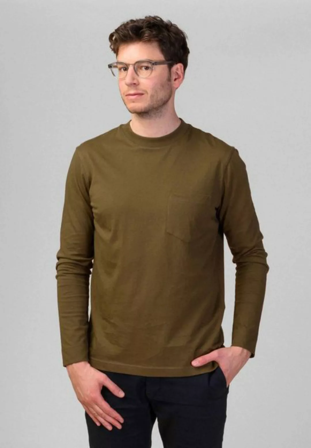 Herren Longsleeve Aroon Aus Bio-baumwolle - Gots Zertifiziert günstig online kaufen