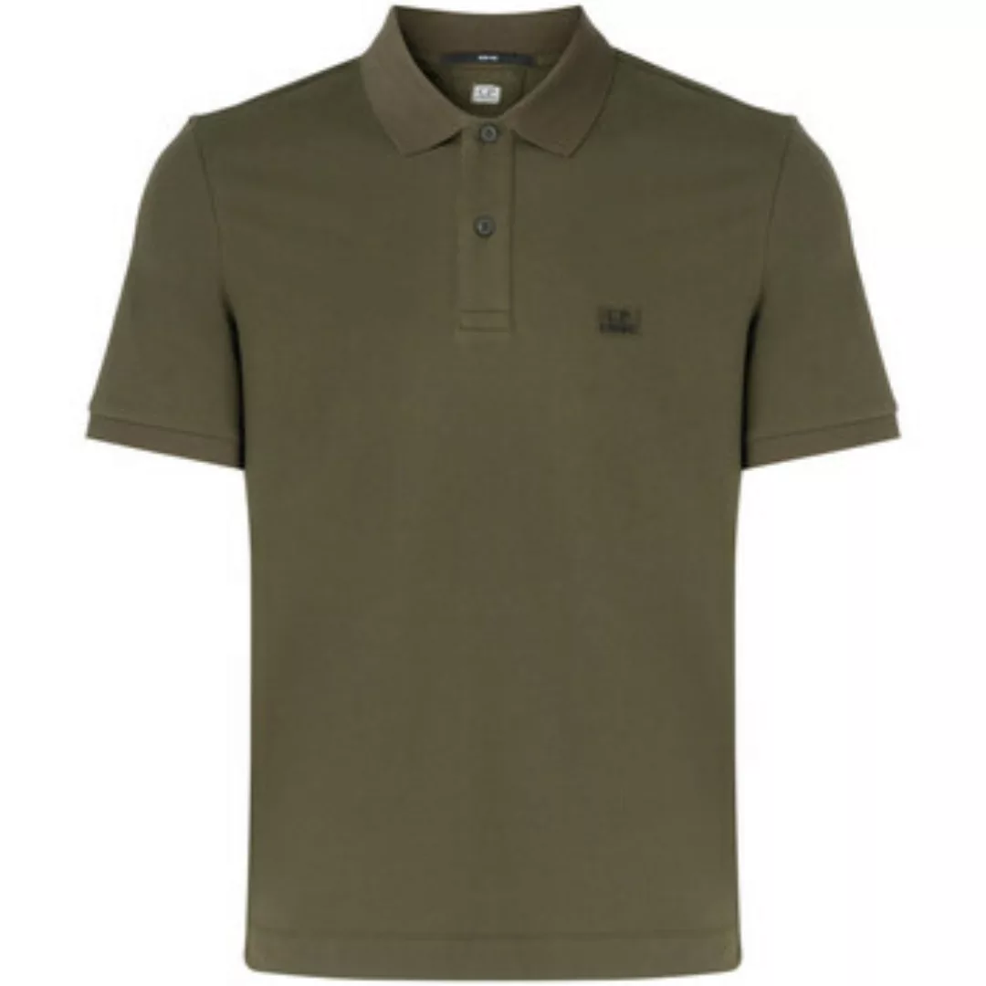 C.p. Company  T-Shirts & Poloshirts Polo  aus grünem Stretch-Stoff günstig online kaufen